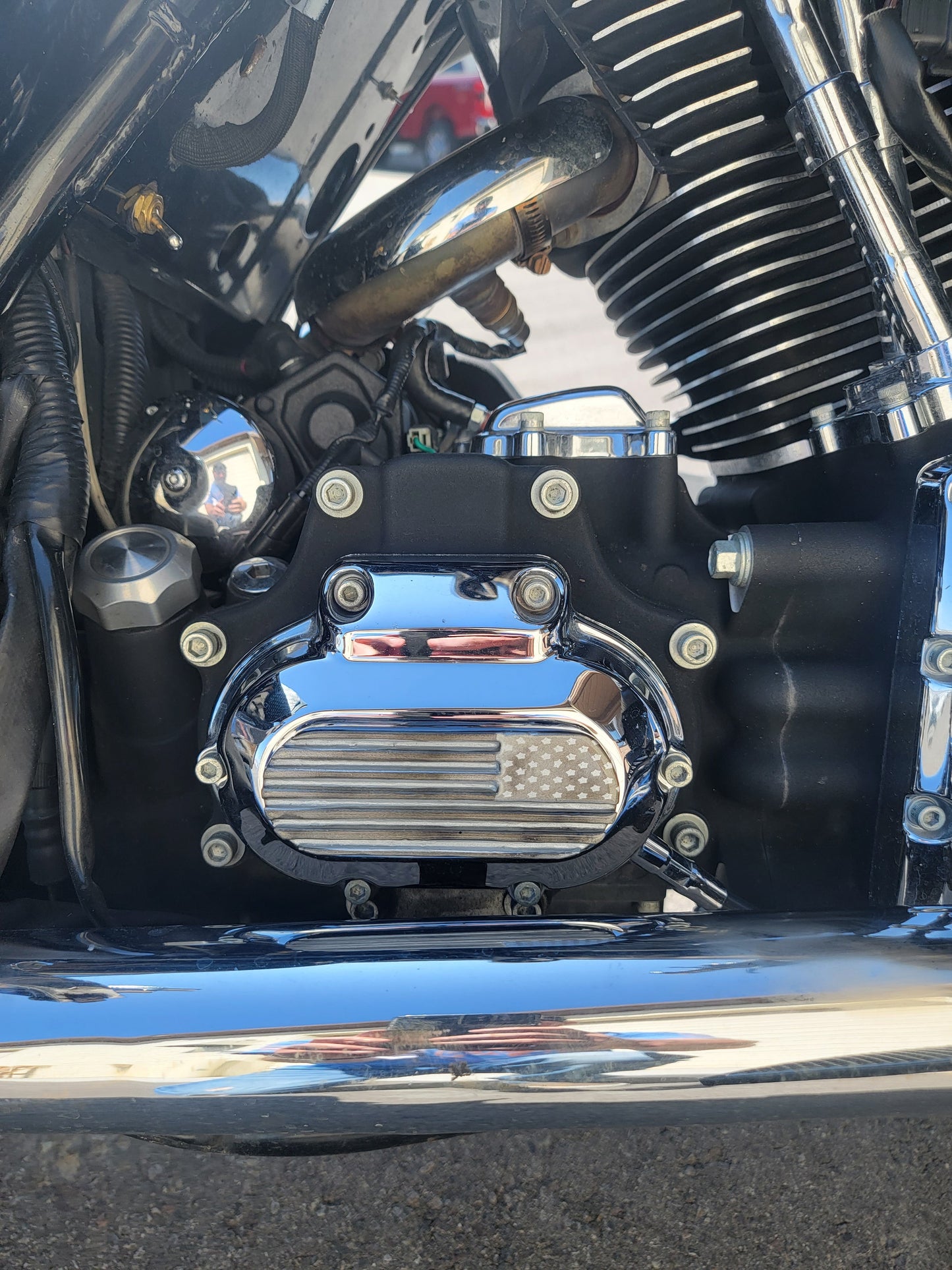 Transmission insert 3D American flag