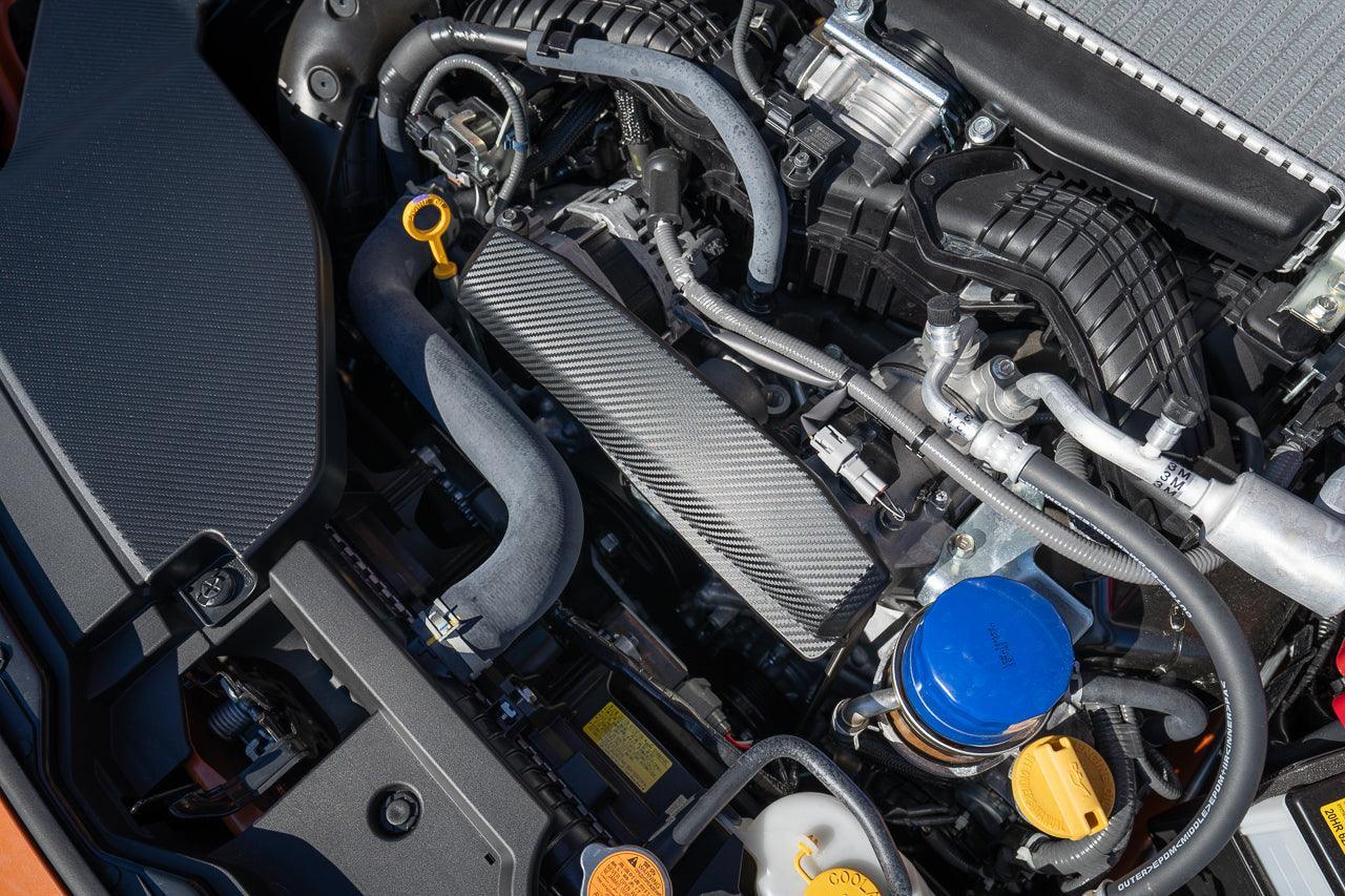 3D Carbon Alternator Pully Cover Overlay fits 2022+ Subaru WRX