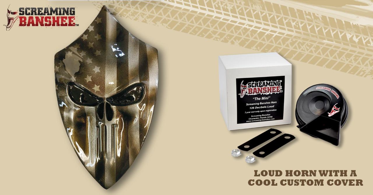 Indian Punisher flag Horn cover