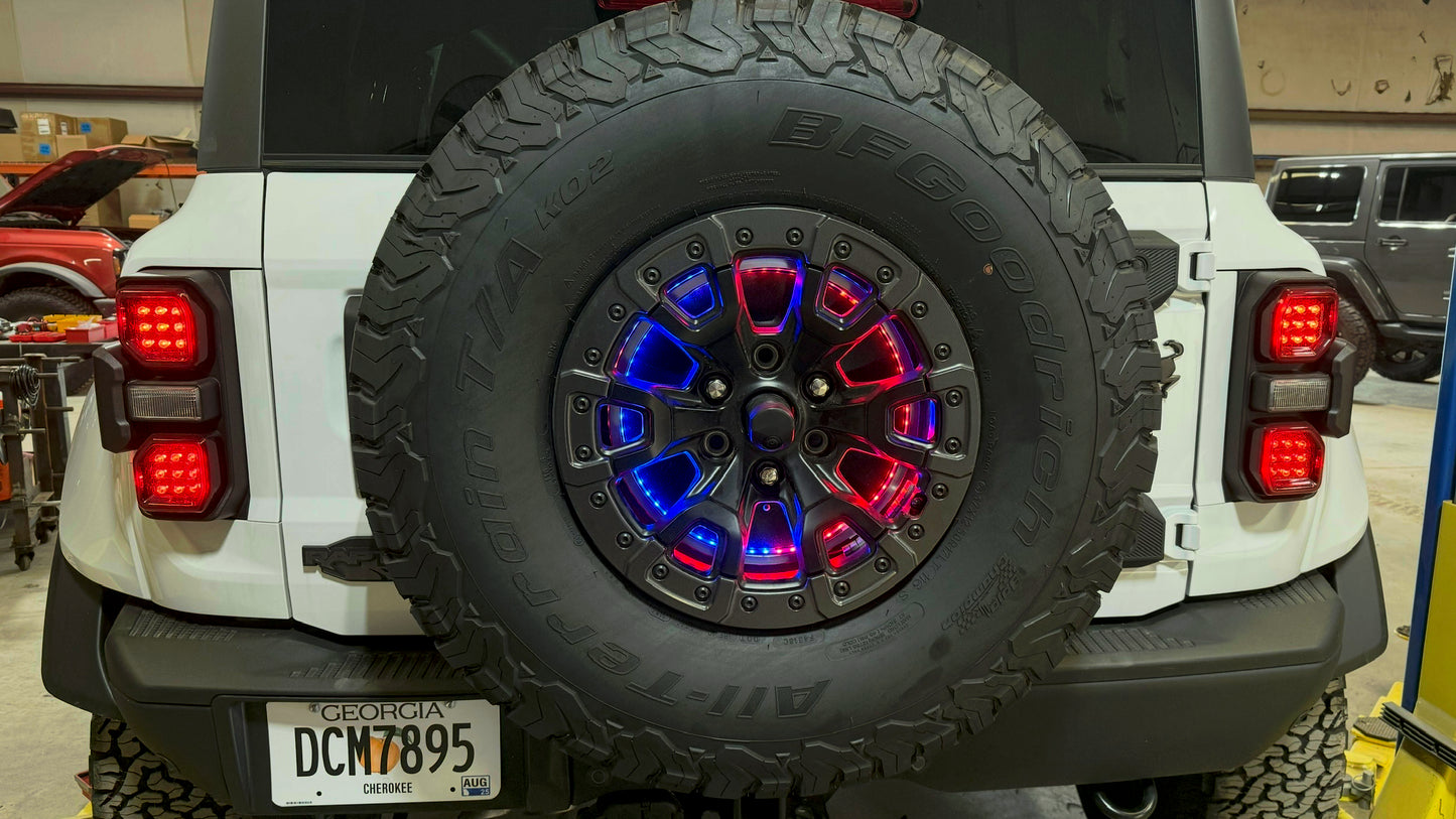Shake and Brake Spare Tire Light