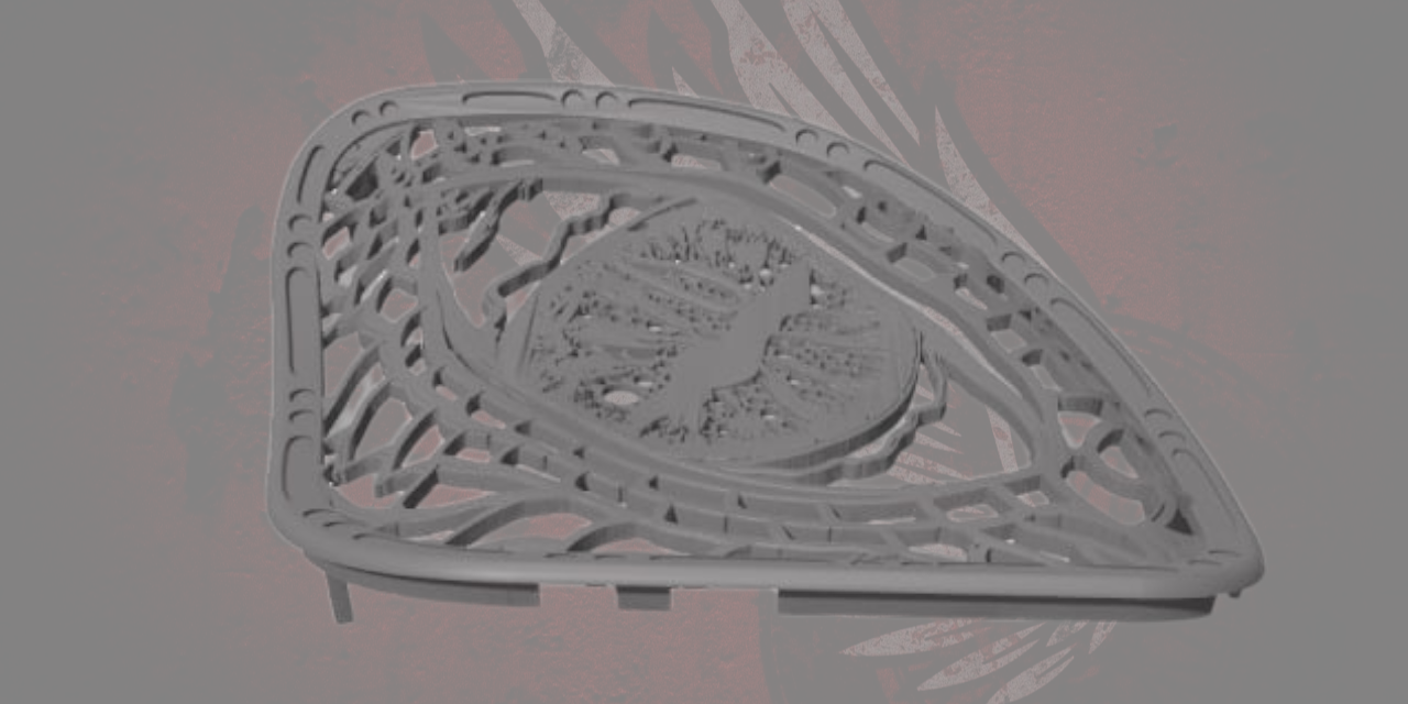 2024+ Road Glide Dragon eye speakers grill covers sets