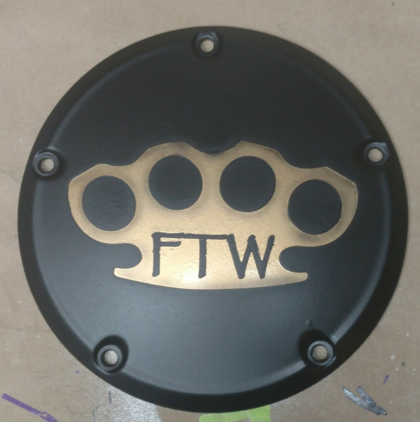 Harley Brass knuckles FTW Derby cover