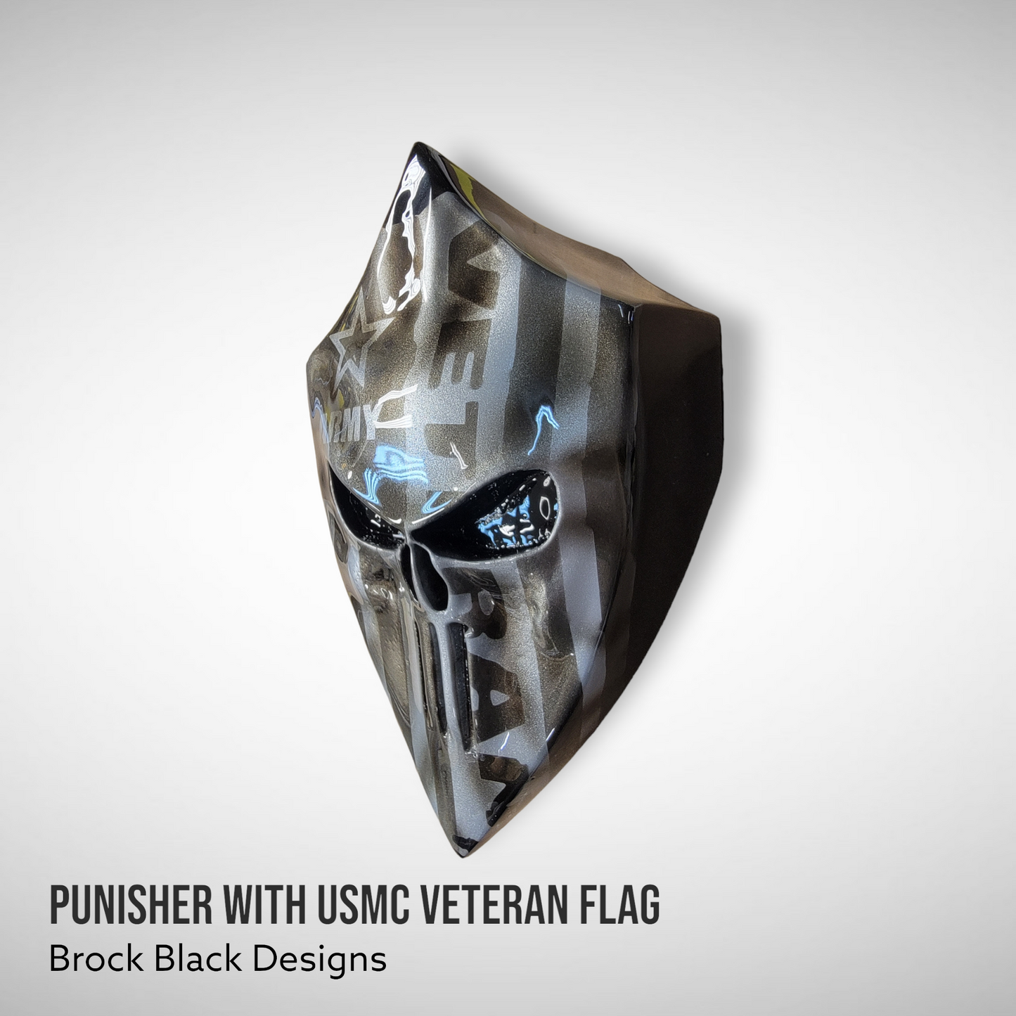 Harley horn 3D Punisher with USMC Veteran