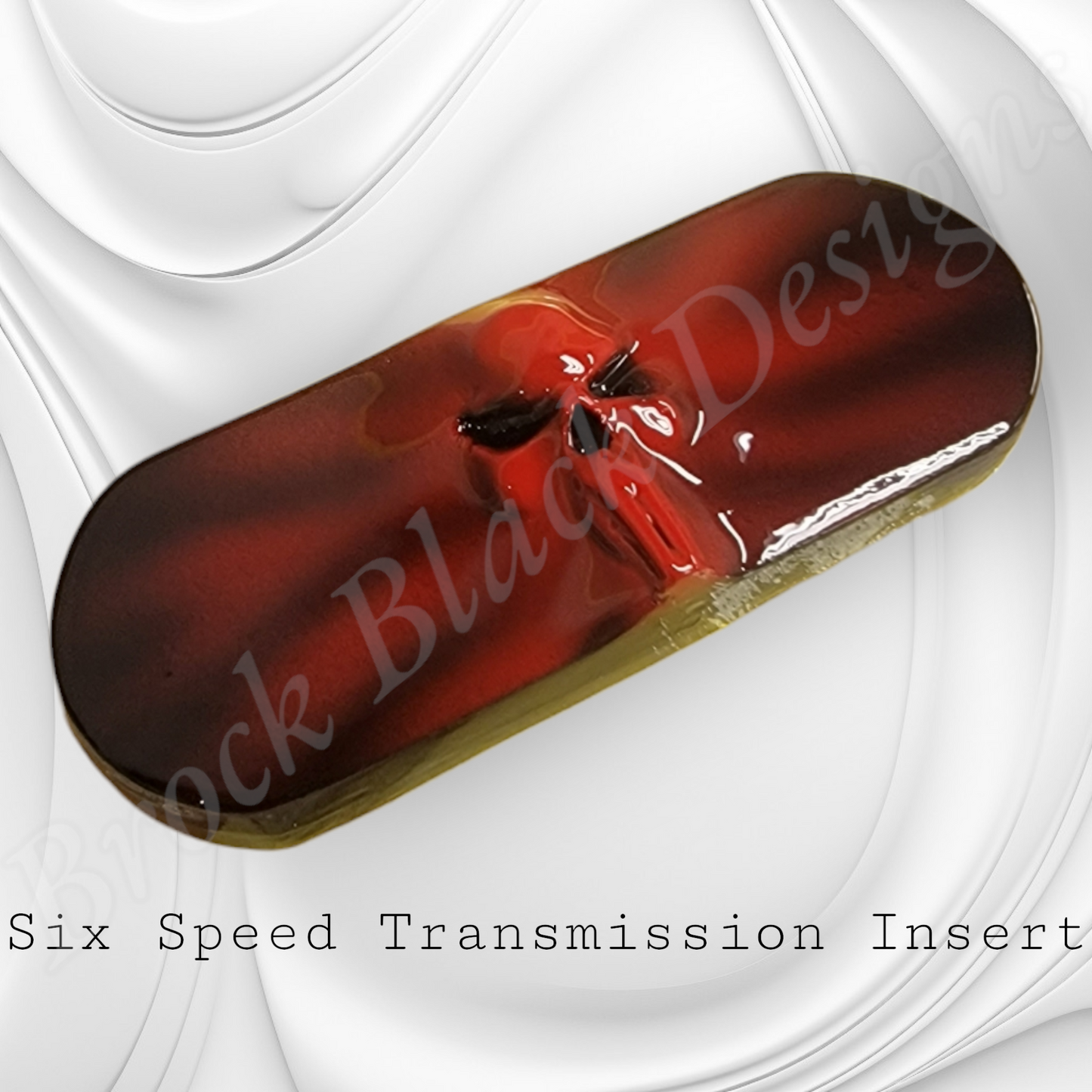 Transmission insert 3D Punisher skull