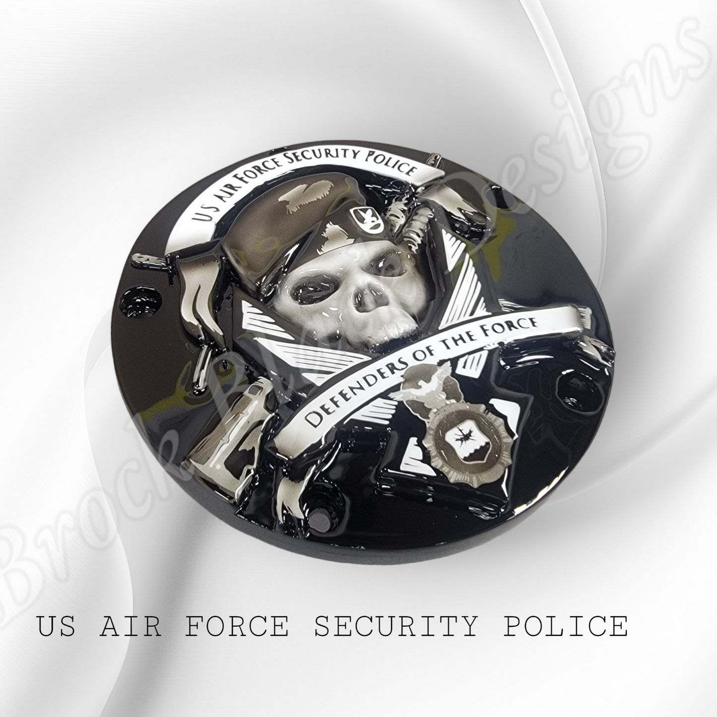 US Air Force Security Police Harley Derby cover