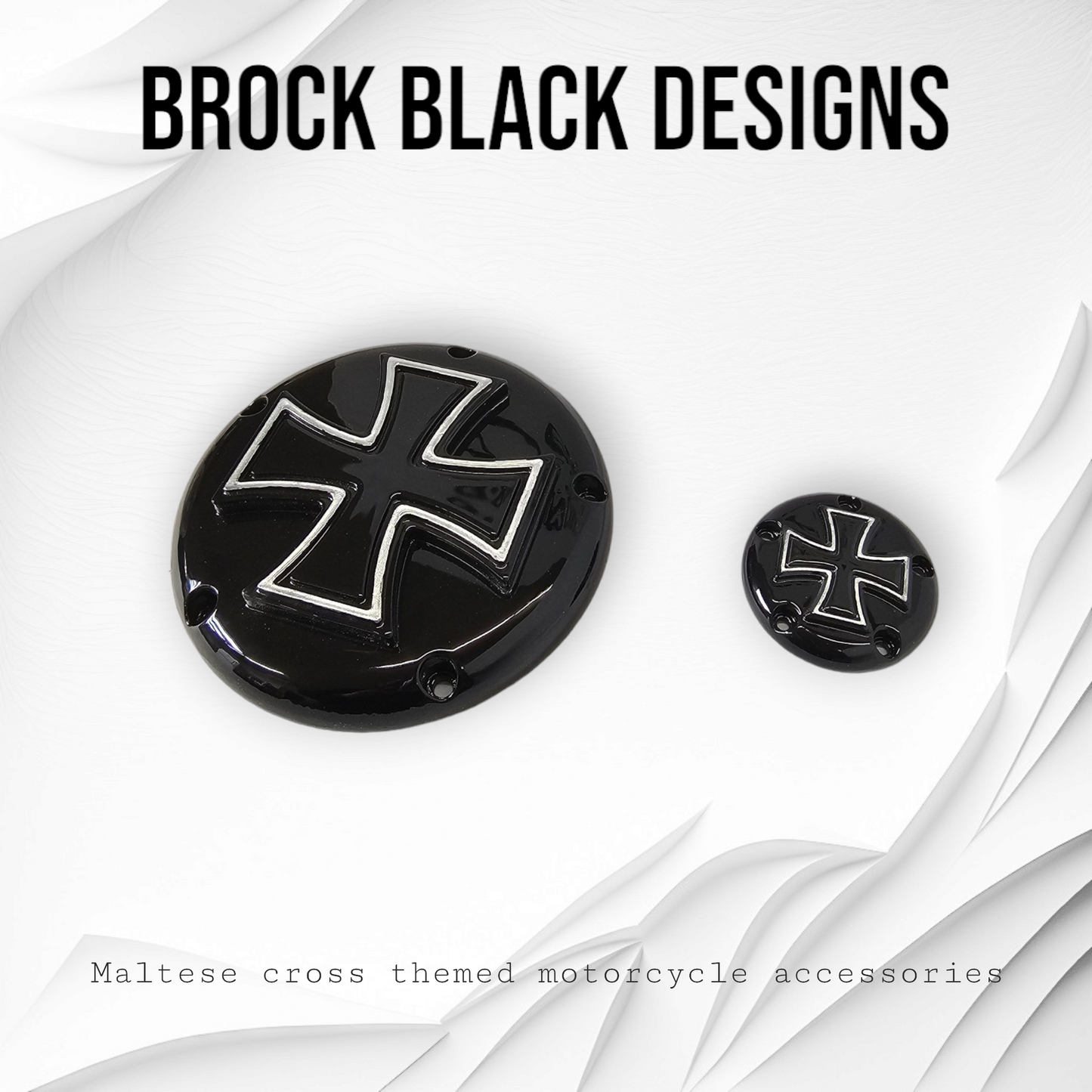 Harley Maltese cross points cover