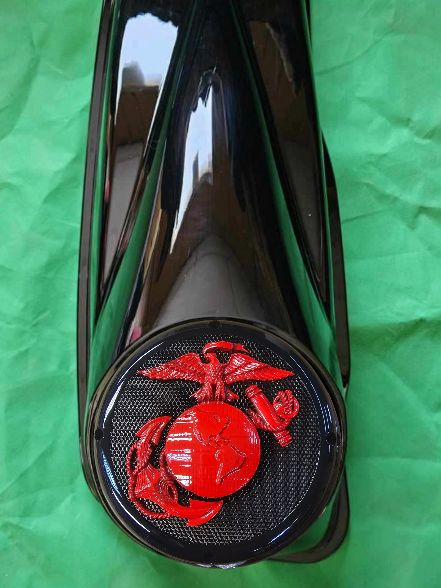 A set of bag USMC speakers grill covers