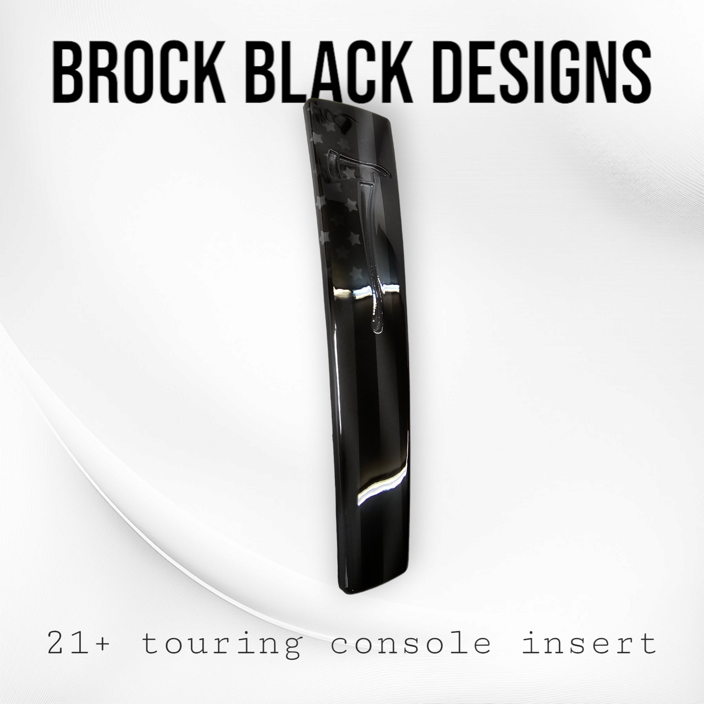 21+ Axe recessed American Flag Console insert