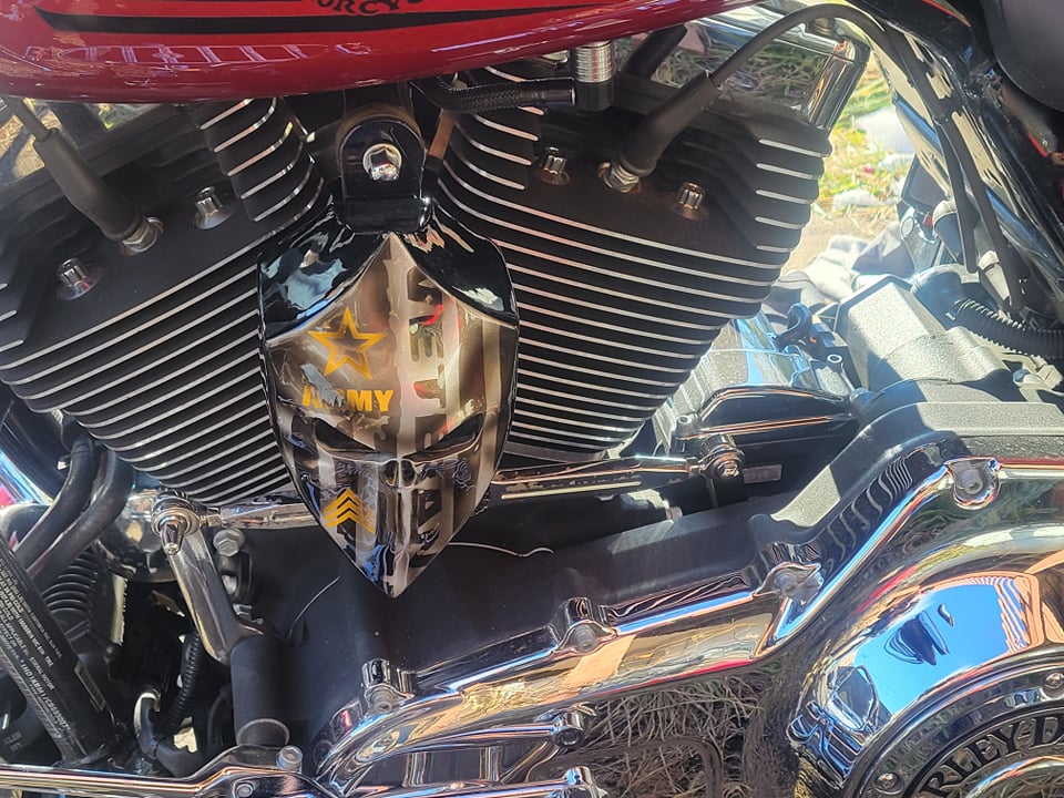 3D Punisher with Army Veteran with rank