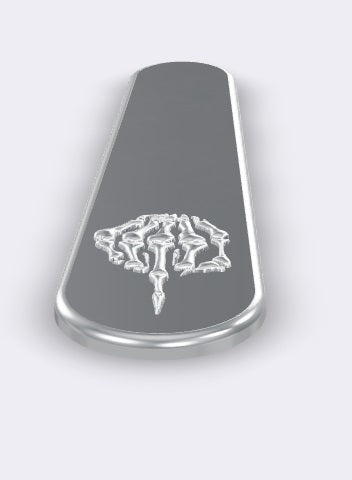 08+ touring console insert 3D middle finger