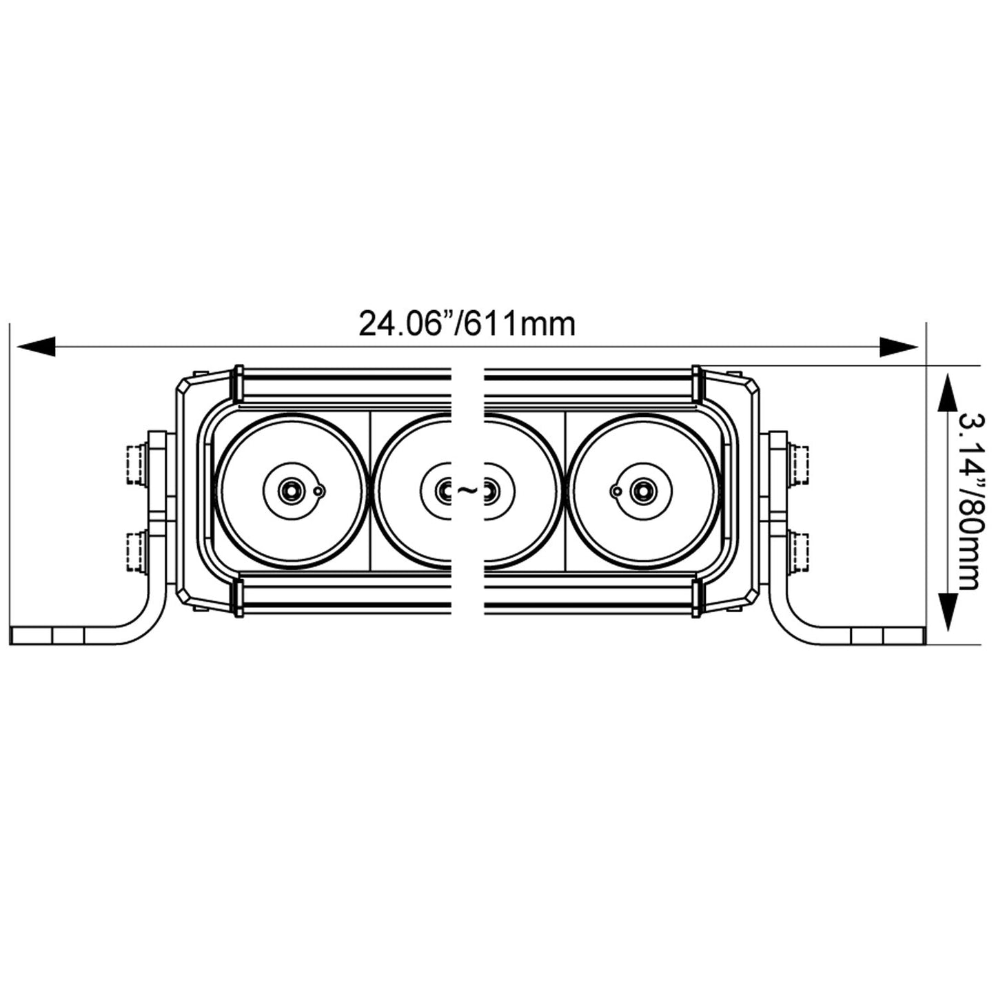 25" XPR-S LED Light Bar