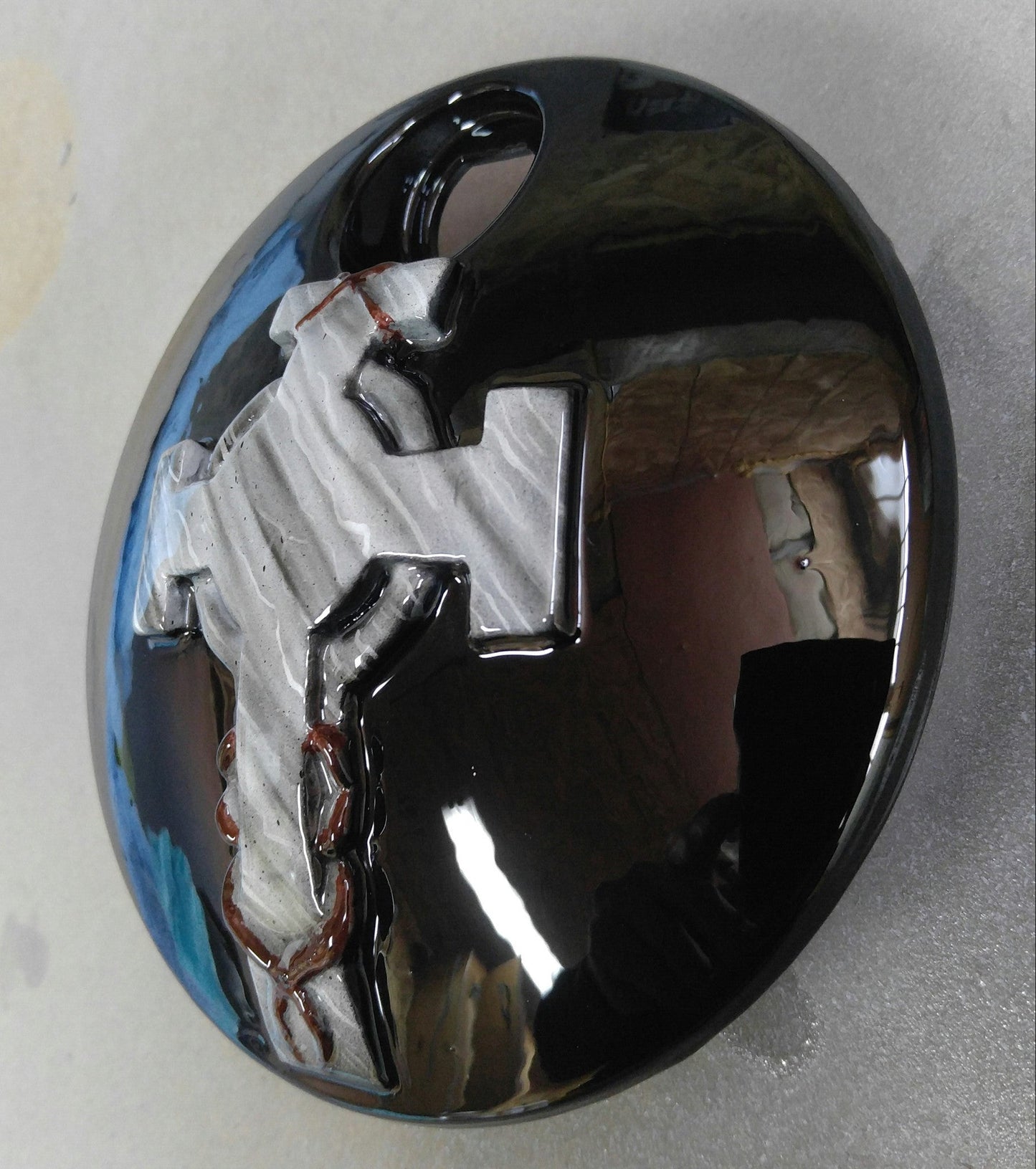 Harley fuel door Granite cross
