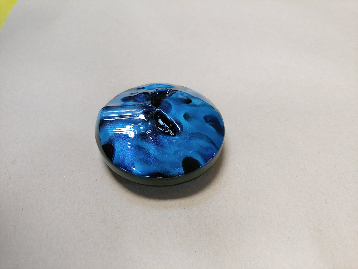 Punisher stretching through flames faux fuel cap
