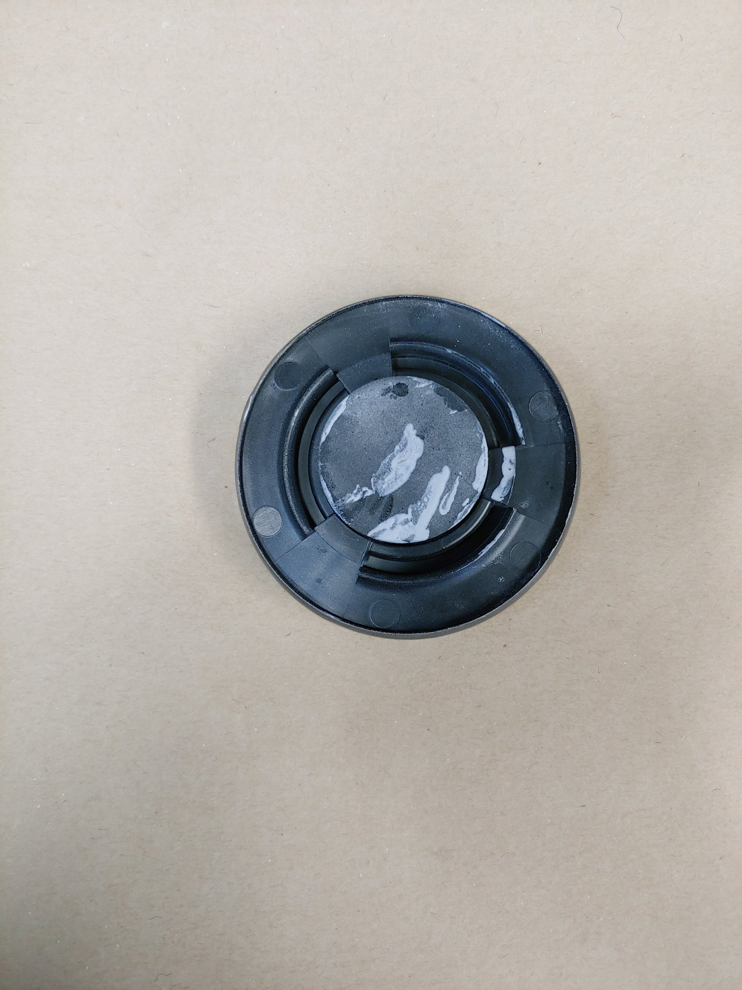 Punisher stretching through flames faux fuel cap