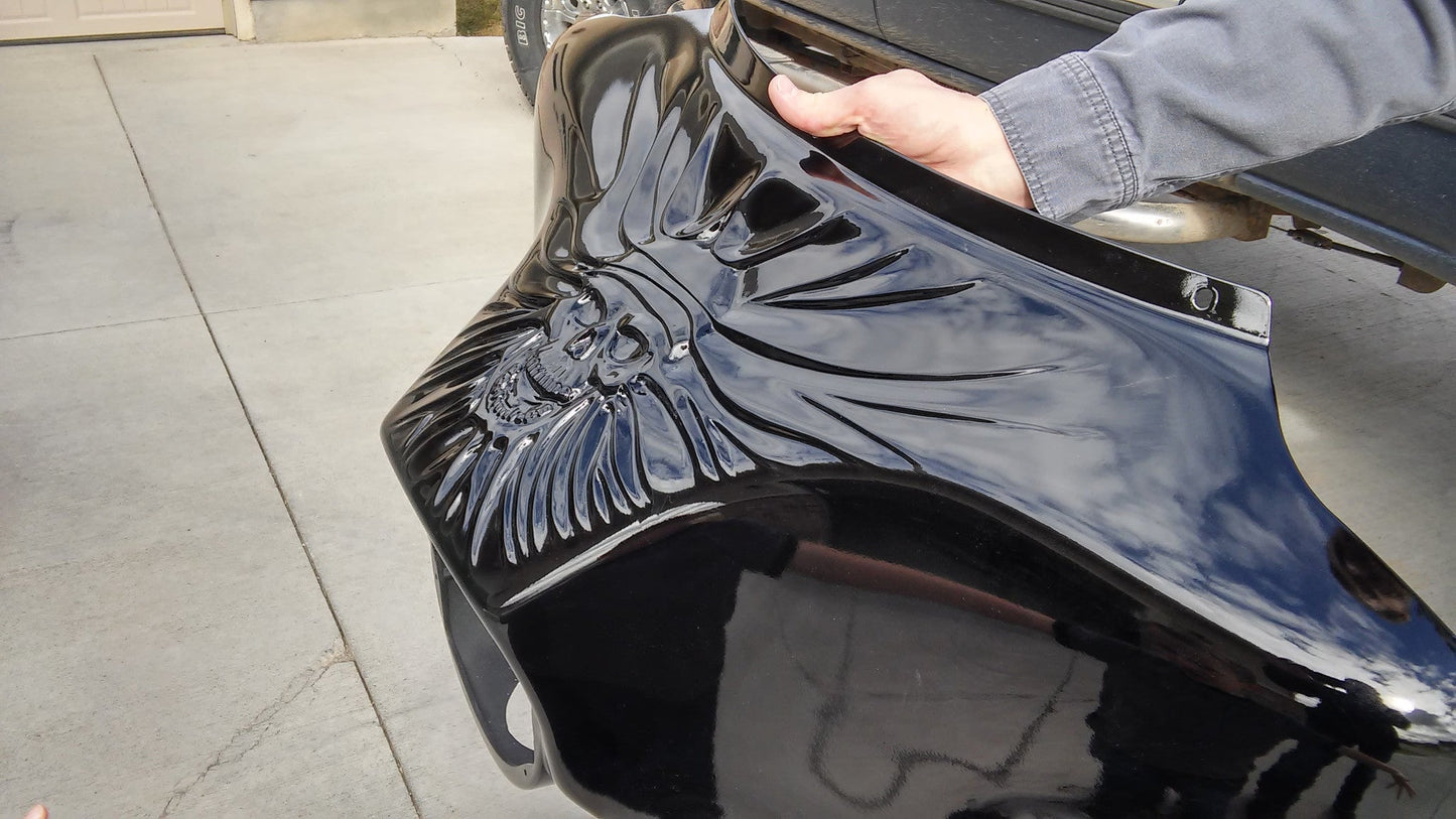 Harley davidson Stretched Skull fairing batwing