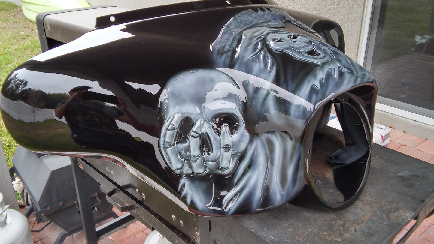 Harley Fairing batwing Grimm Reaper