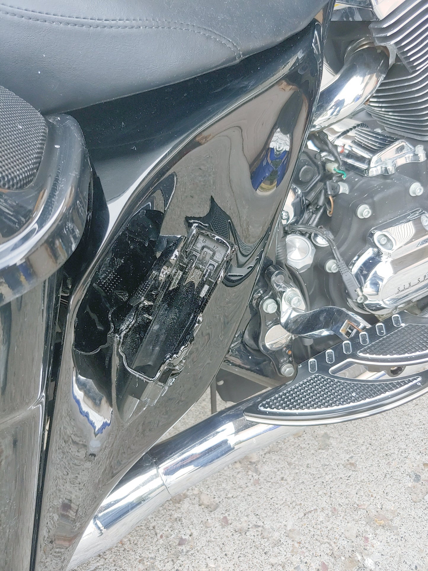 Harley davidson side cover holsters