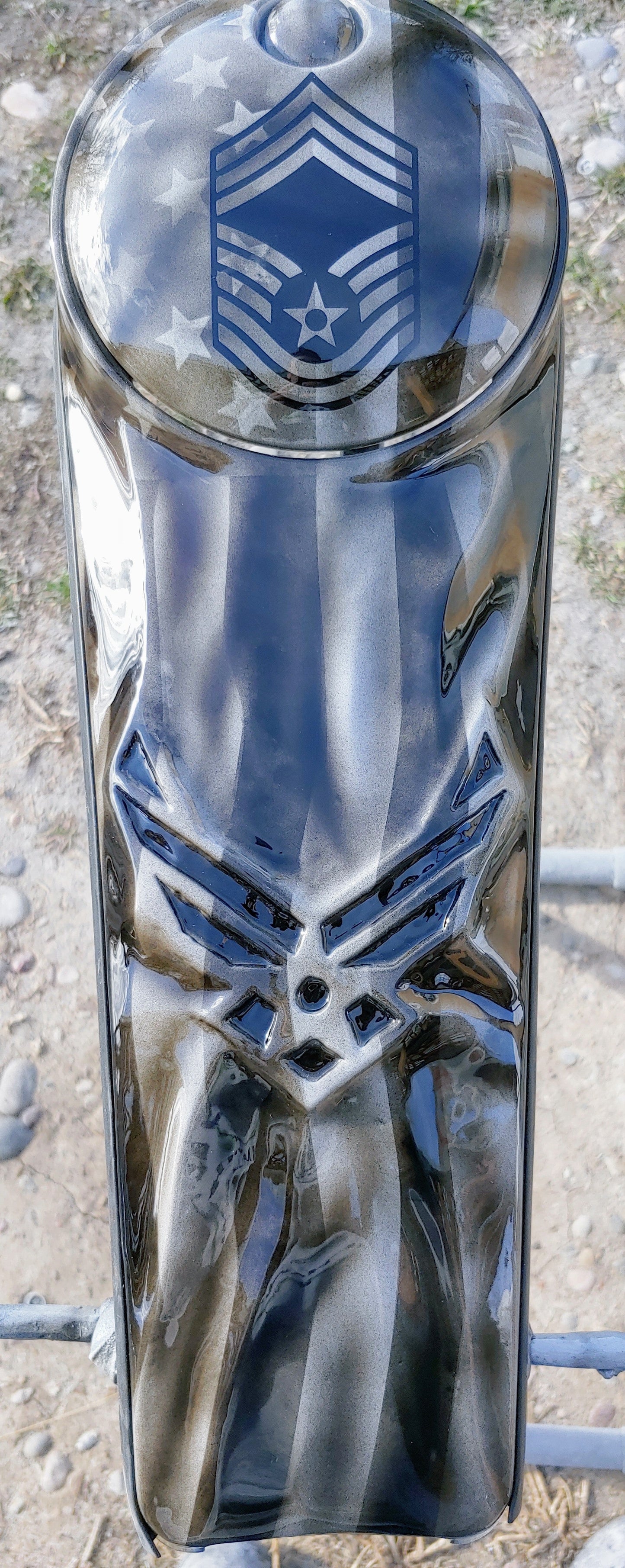 3D Air Force and American flag console