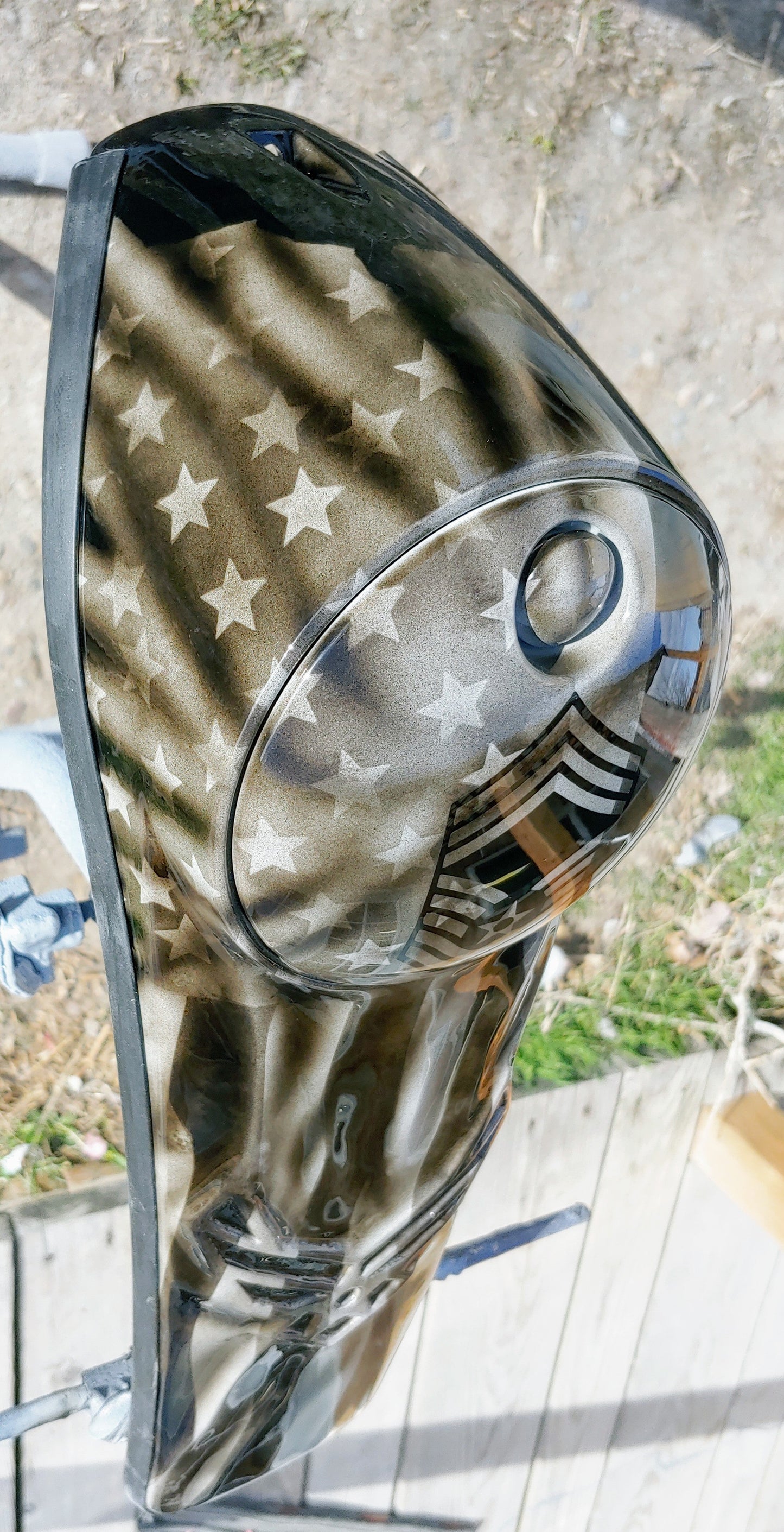 3D Air Force and American flag console