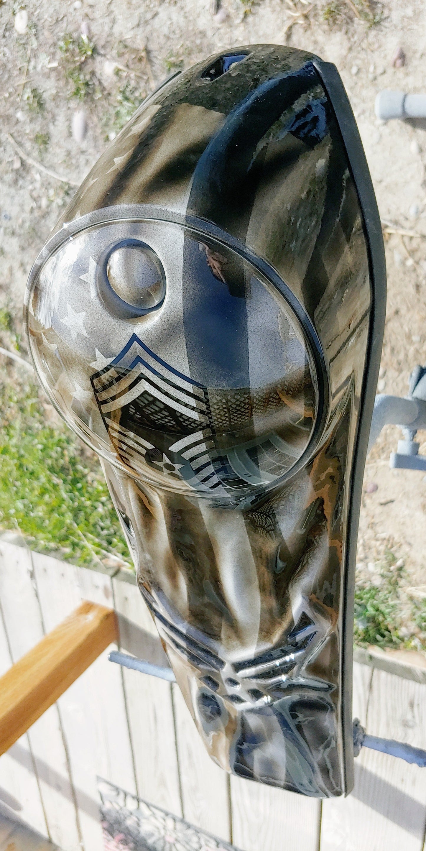 3D Air Force and American flag console