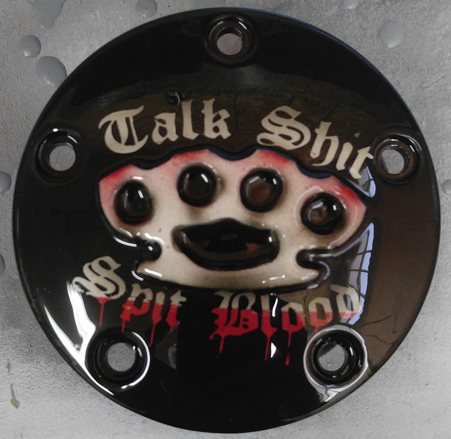 Harley Talk sh*t spit blood points timing cover