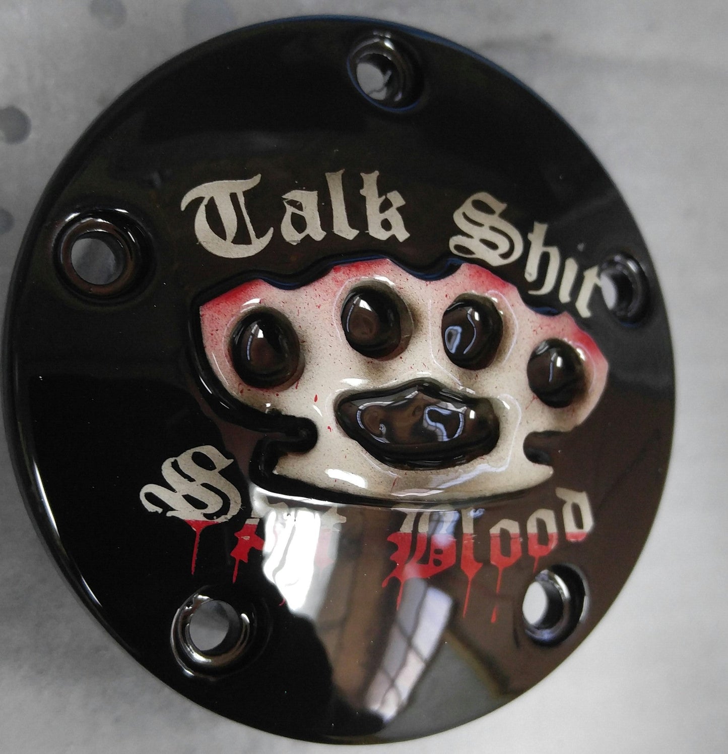 Harley Talk sh*t spit blood points timing cover