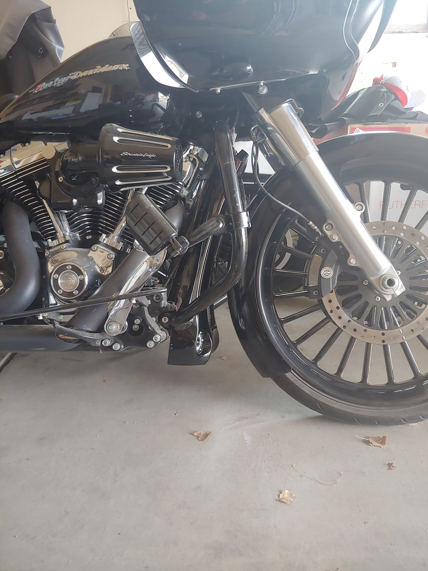 Harley chin spoiler NON RAKED