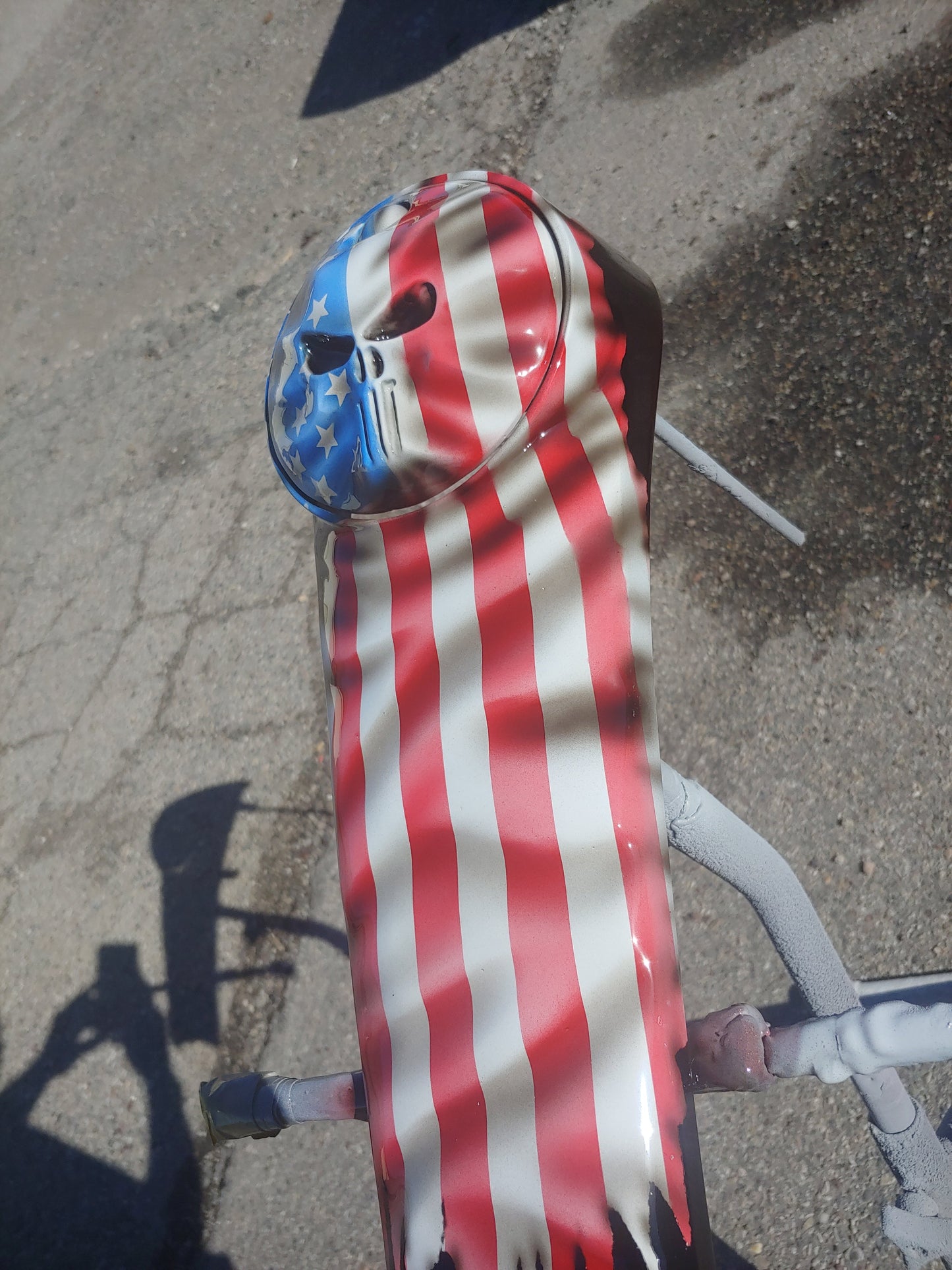 Punisher full color flag Harley console