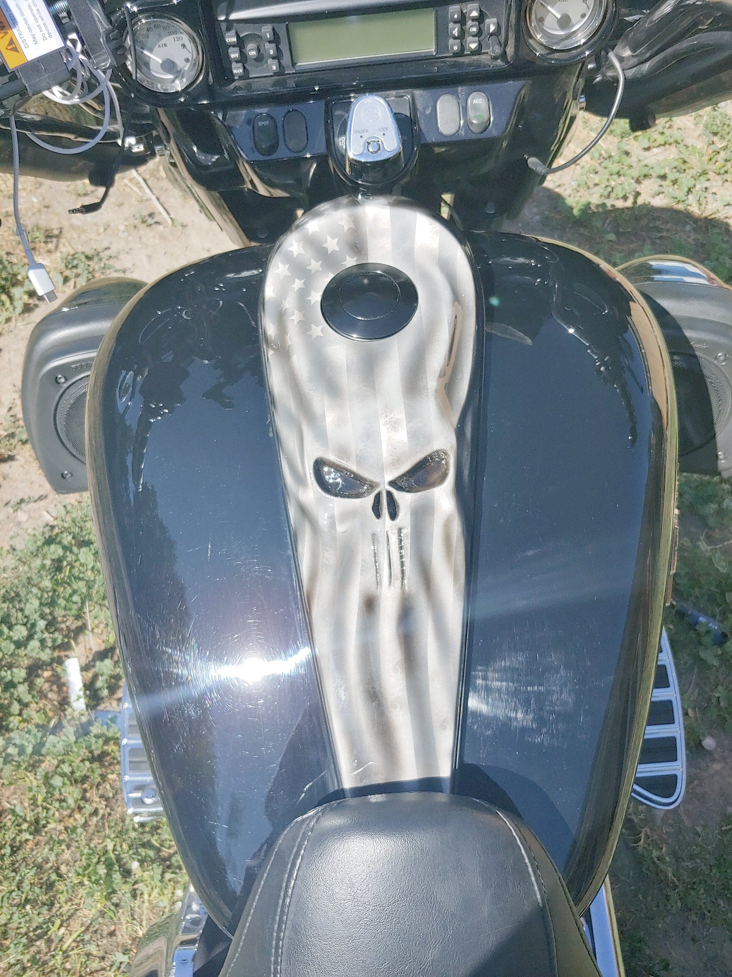 The Punisher flag console