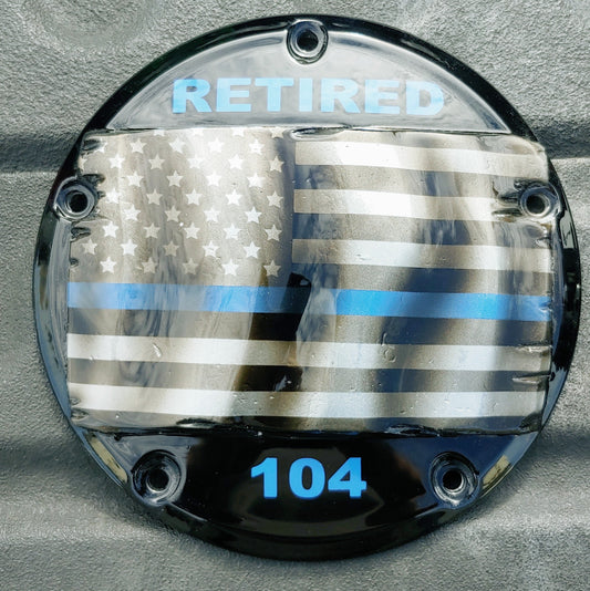 Retired Police Officer themed derby cover