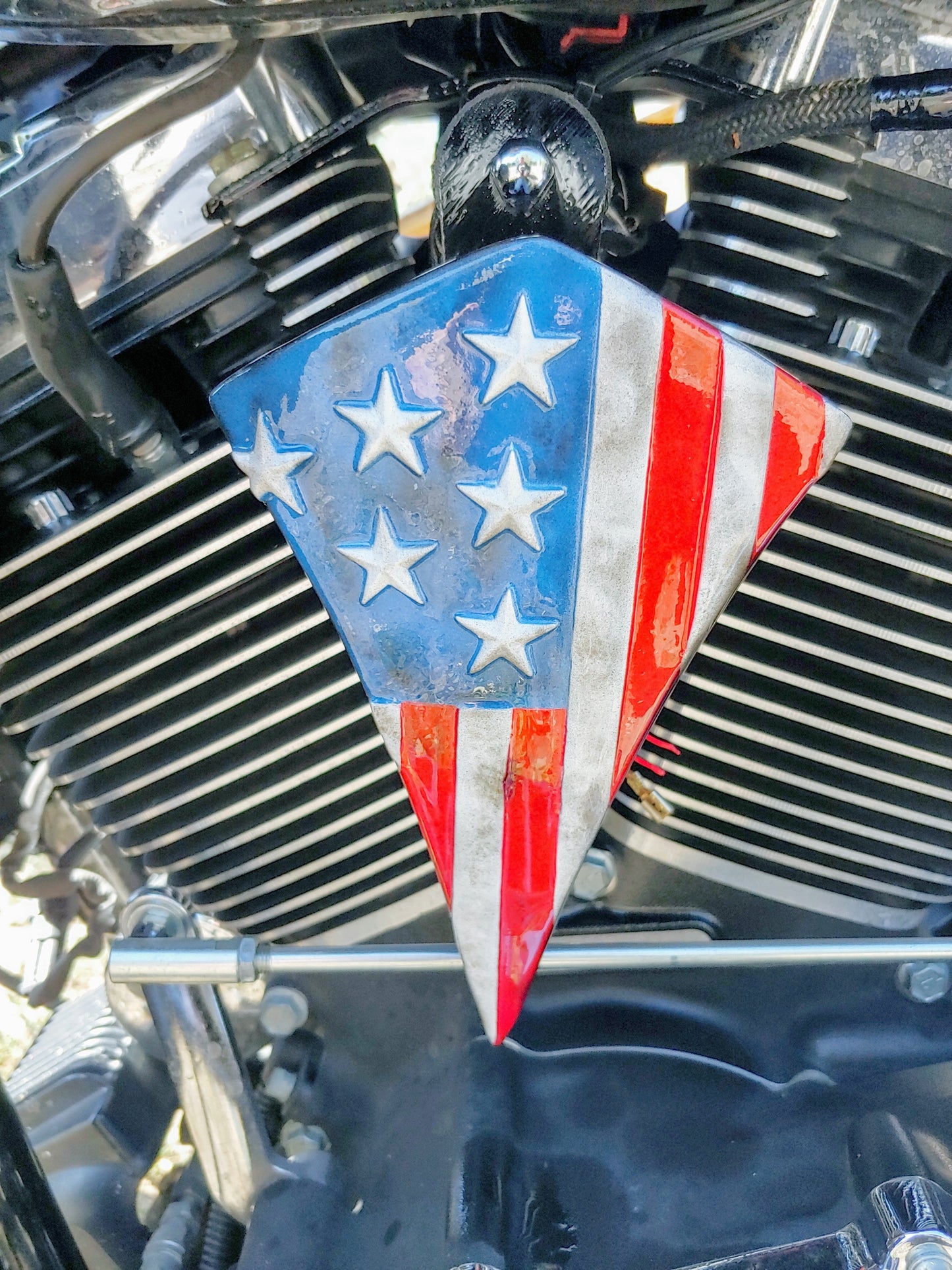 American flag Horn Cover