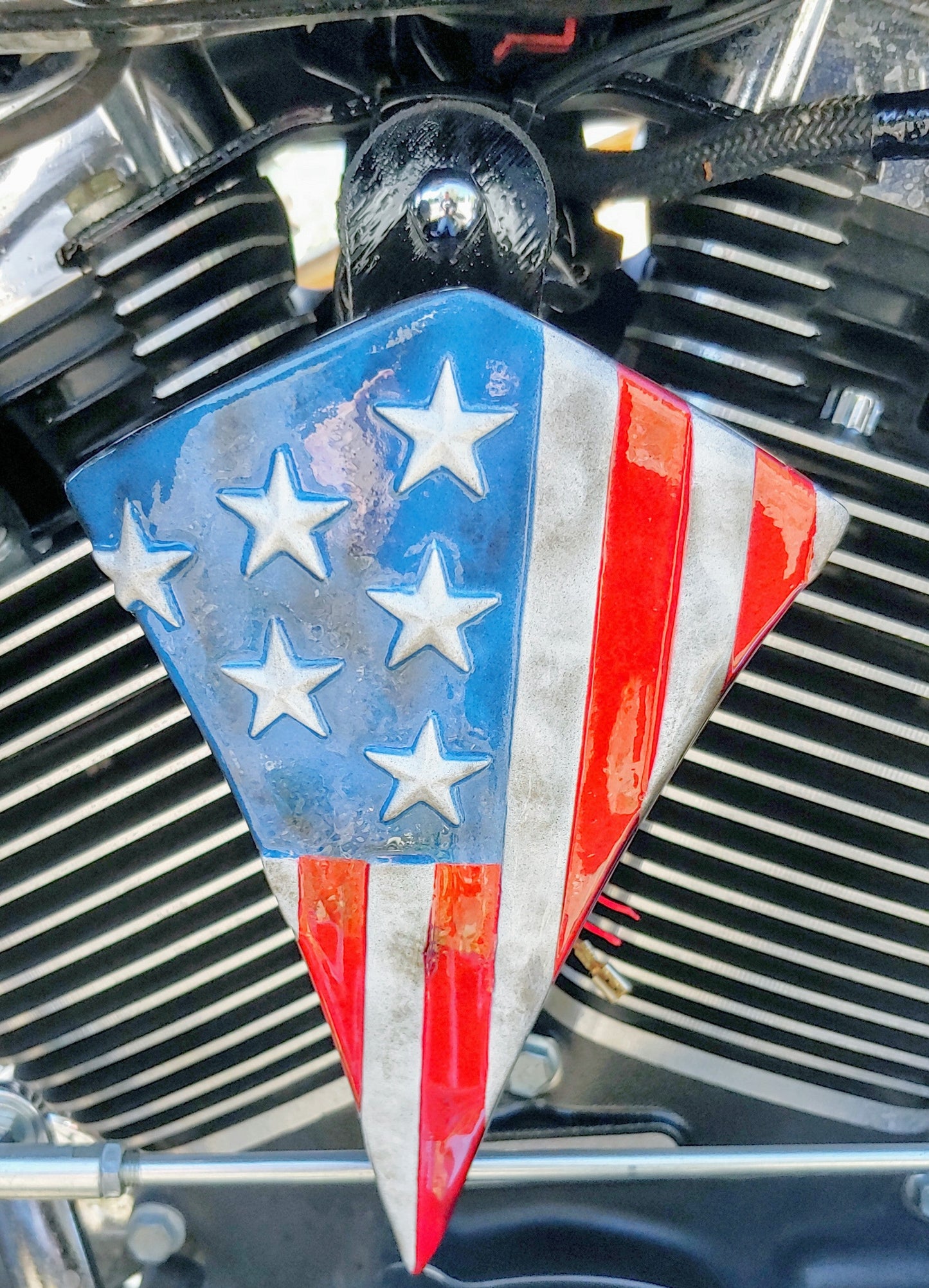 American flag Horn Cover