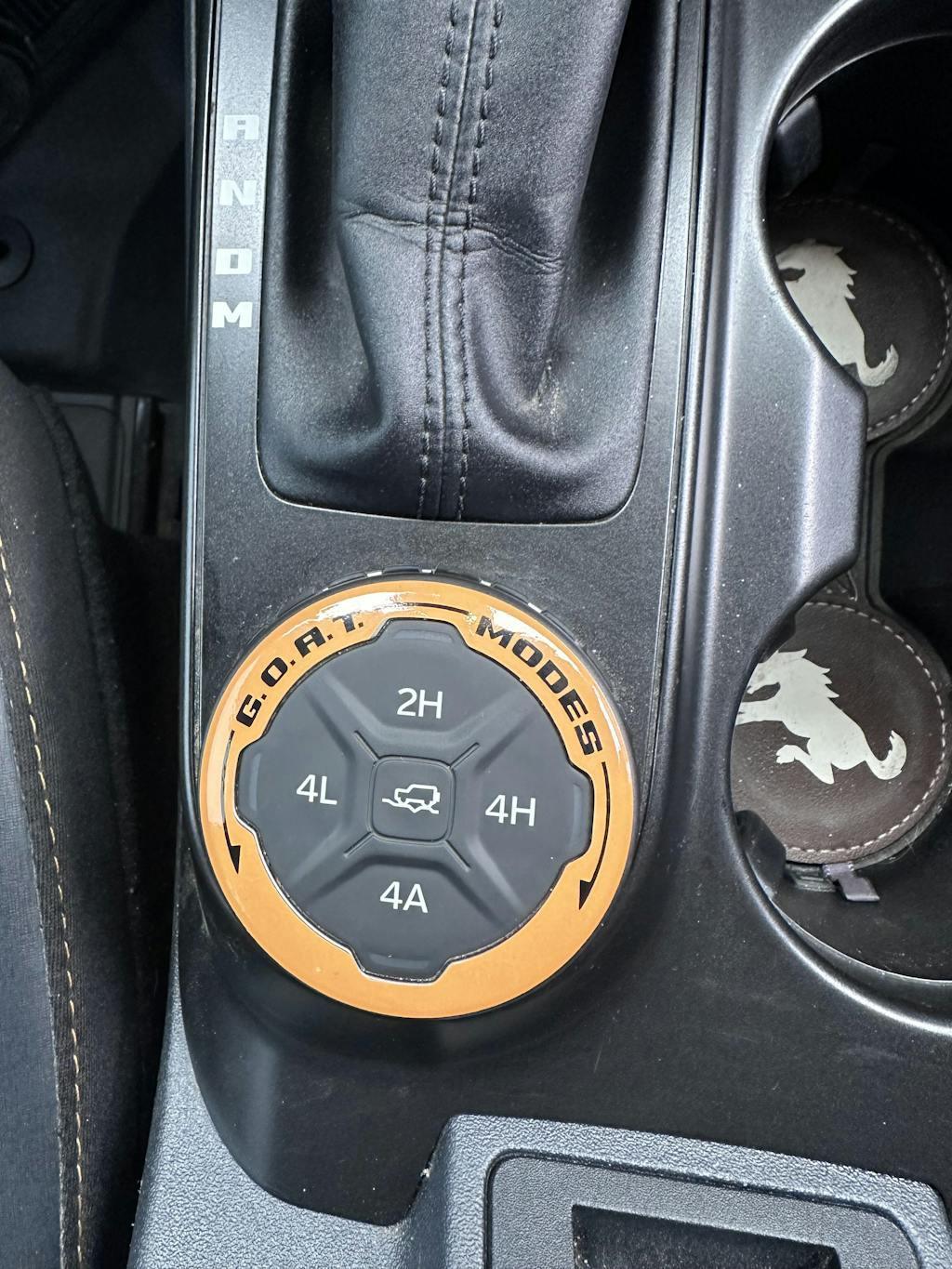 Printed Series GOAT Mode Dial Ring Overlay V2 - 2021+ Bronco