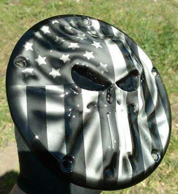 Punisher American Flag Harley derby cover