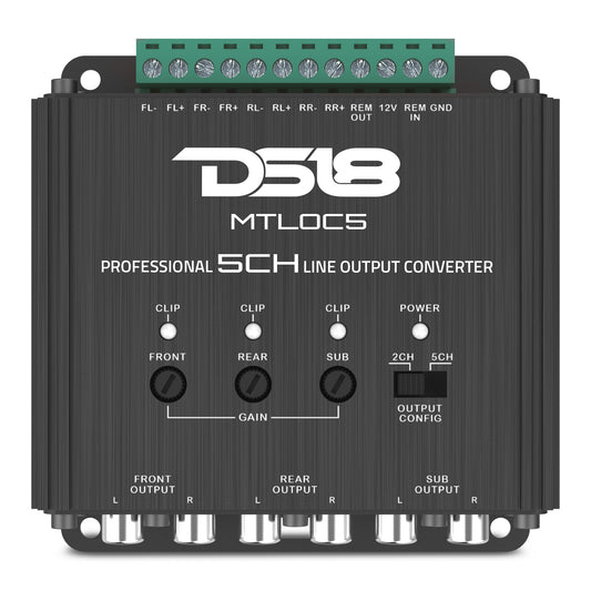 5-Channel High-to-Low Level Line Output Converter with Remote Turn-On