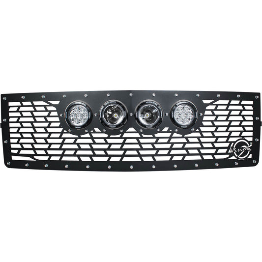 2014-2015 Chevy Silverado 1500 Z71 Grille Fits (4) 4.7" CG2 Light Cannons