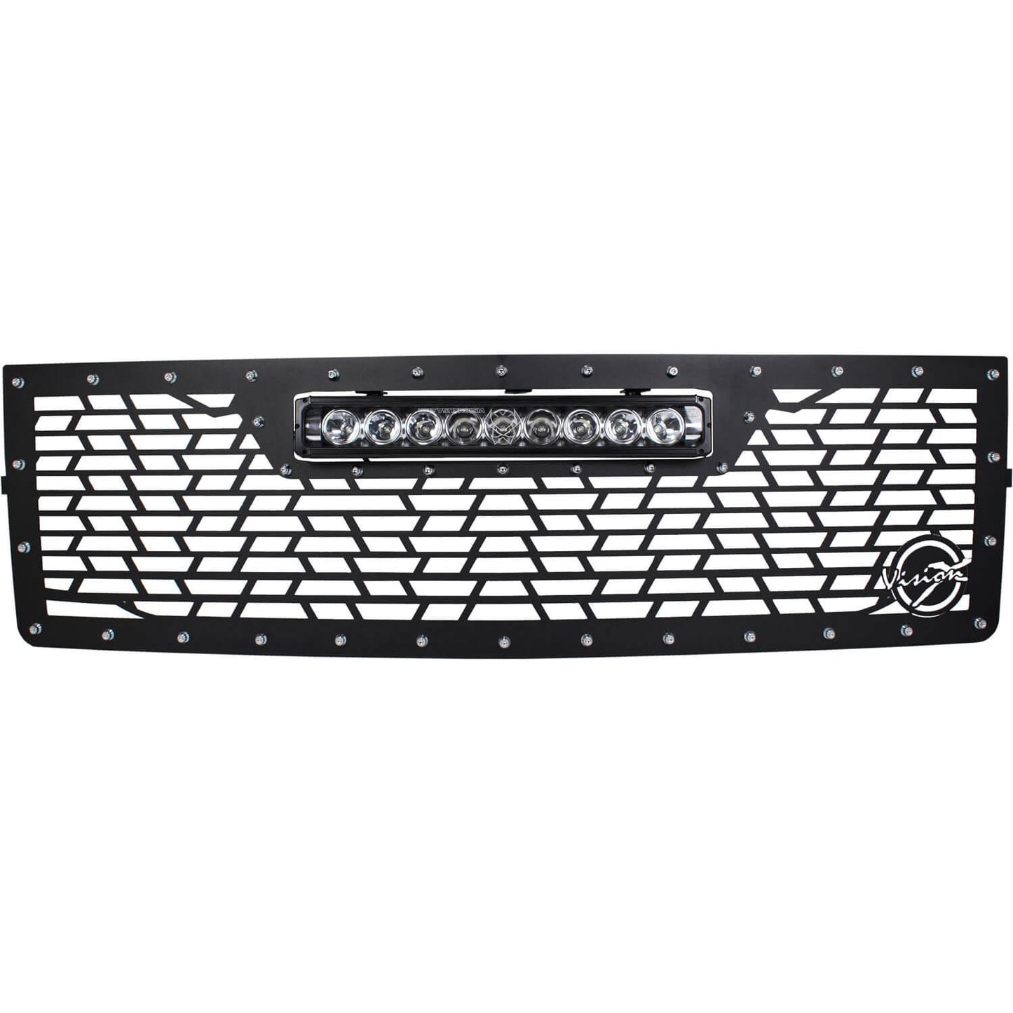 2014-2015 Chevy Silverado 1500 Z71 Grille Fits 19" XPR Halo Light Bar