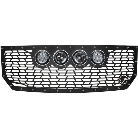 2016-2019 Chevy Silverado 1500 Grille Fits (4) 4.7" CG2 Light Cannons