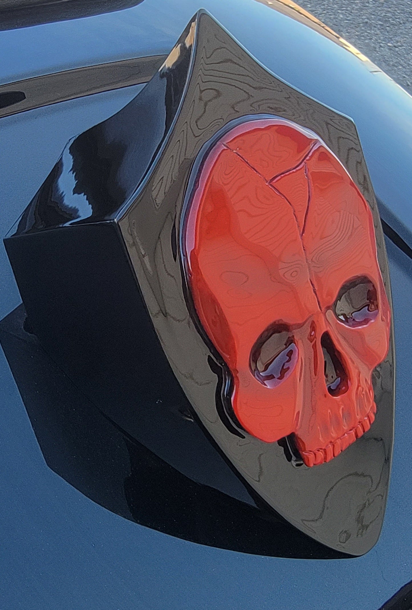 3D megadeath skull horn cover