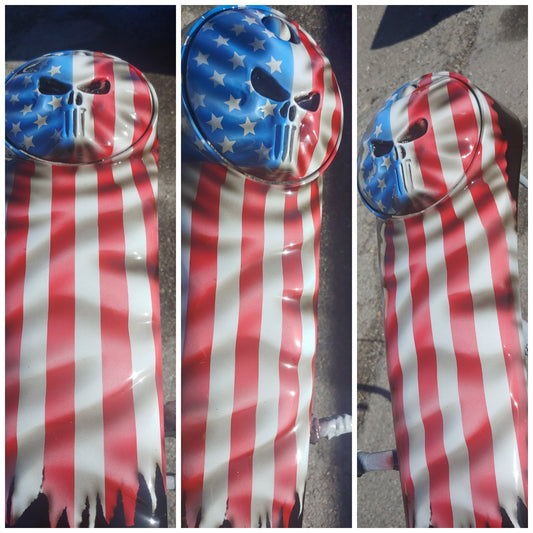 Punisher full color flag Harley console