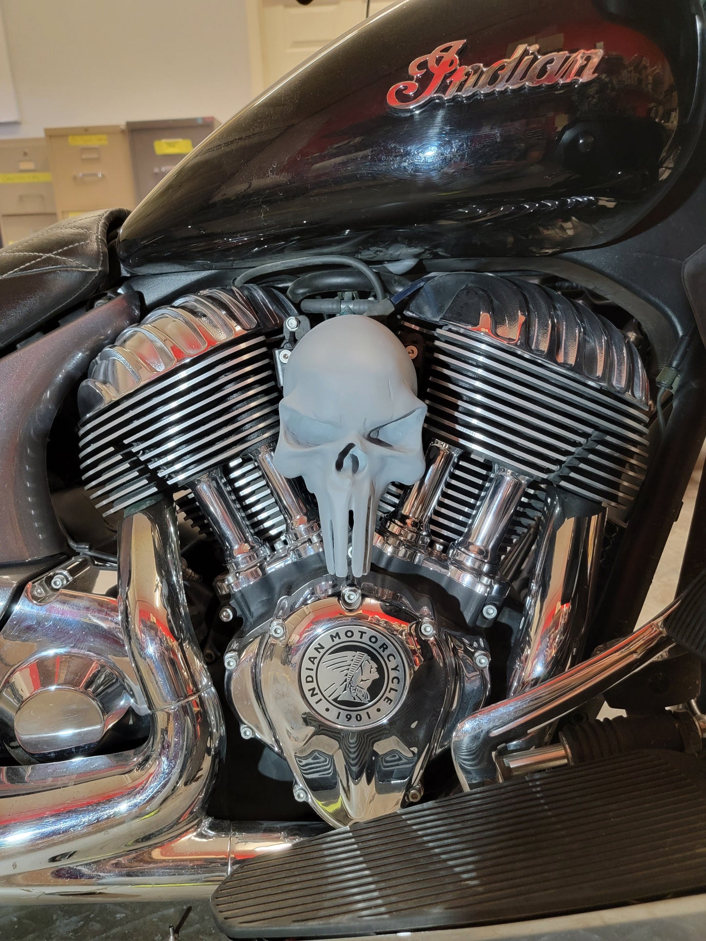 Indian big Punisher flag Horn cover