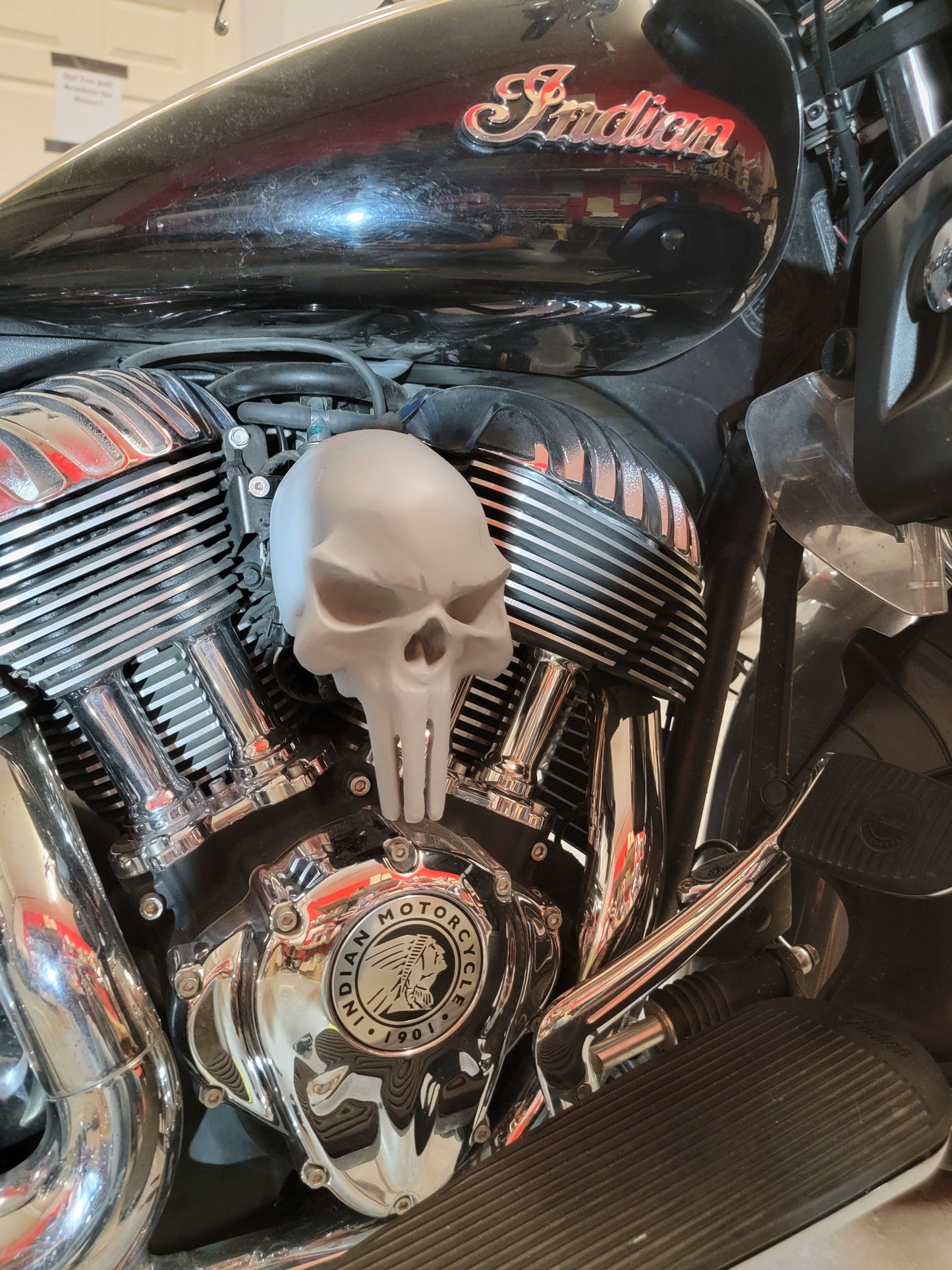 Indian big Punisher flag Horn cover