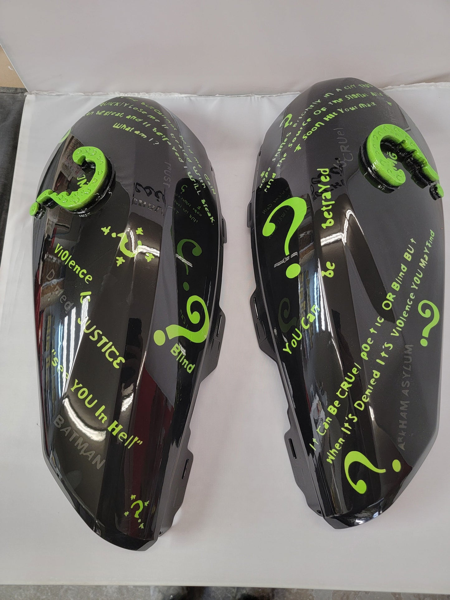 Indian tank cover shrouds Riddler theme