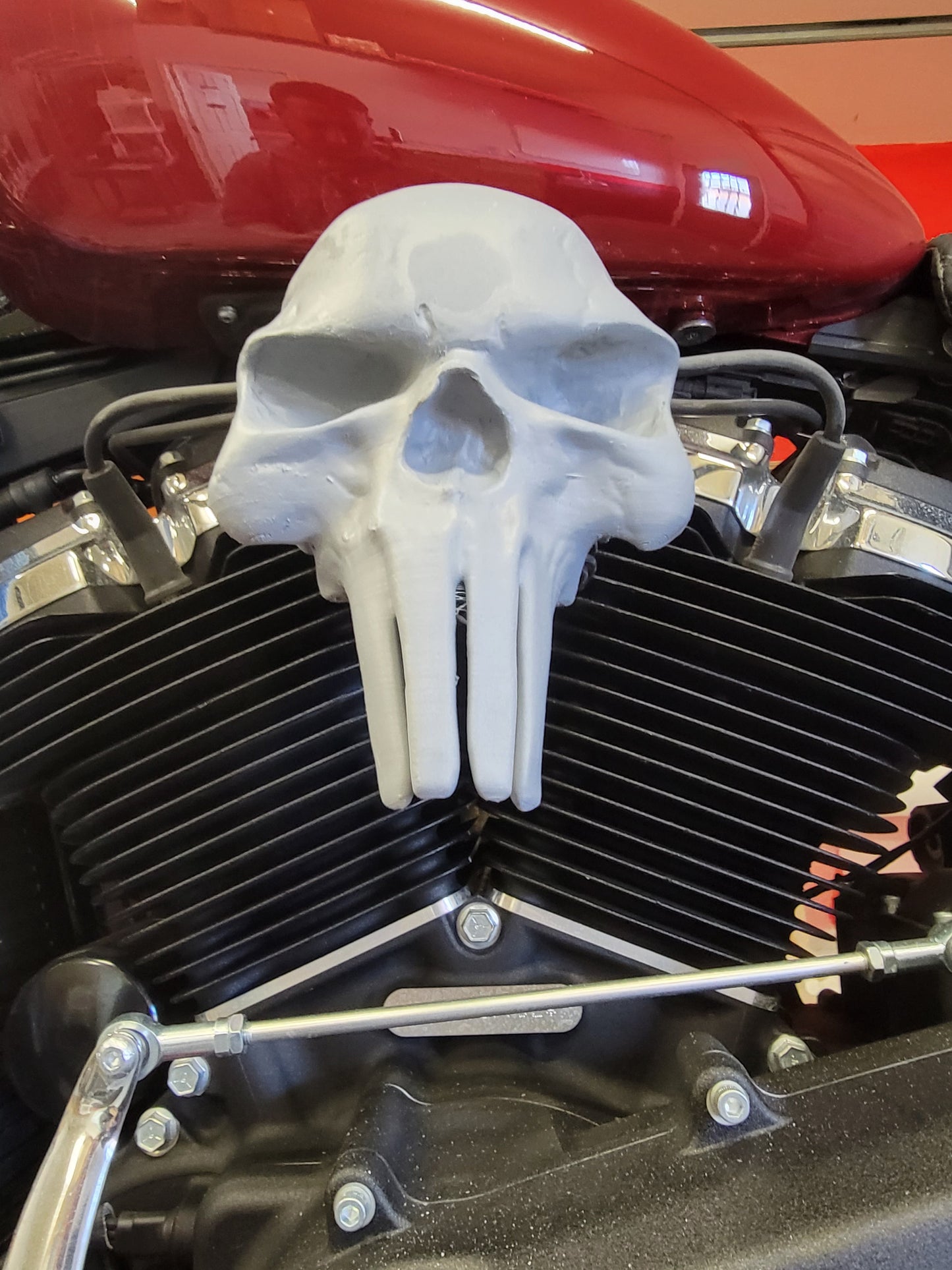 Punisher skull Coil Cover
