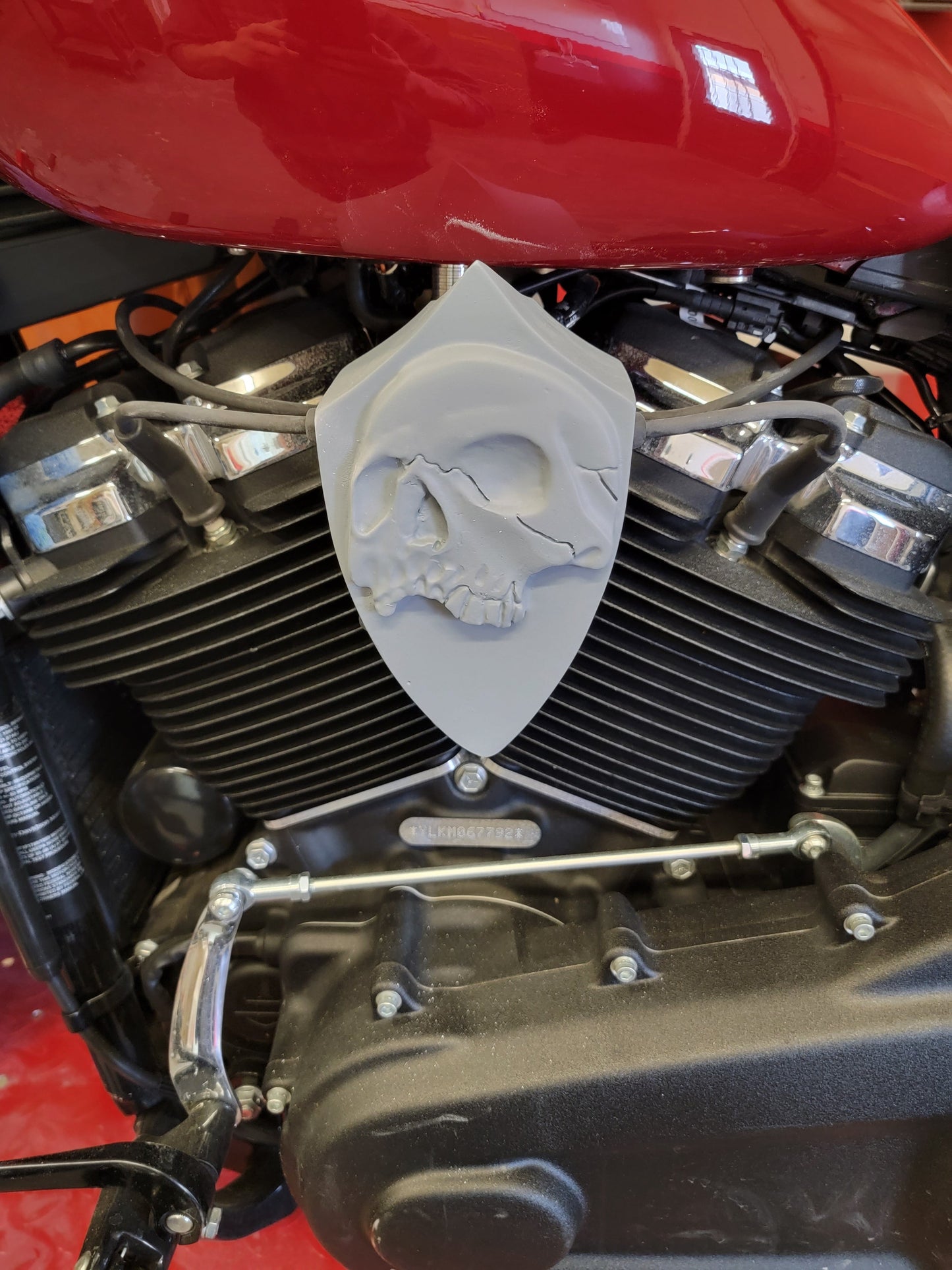 Twisted skull Coil Cover