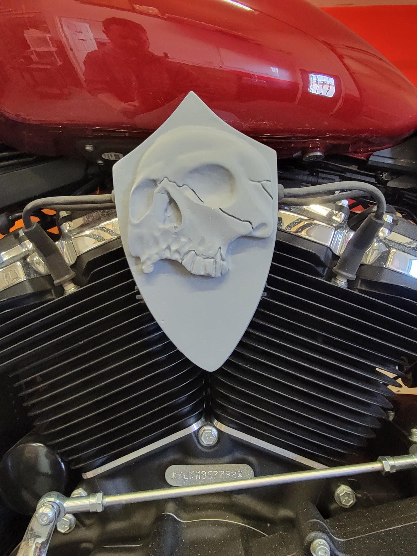 Twisted skull Coil Cover