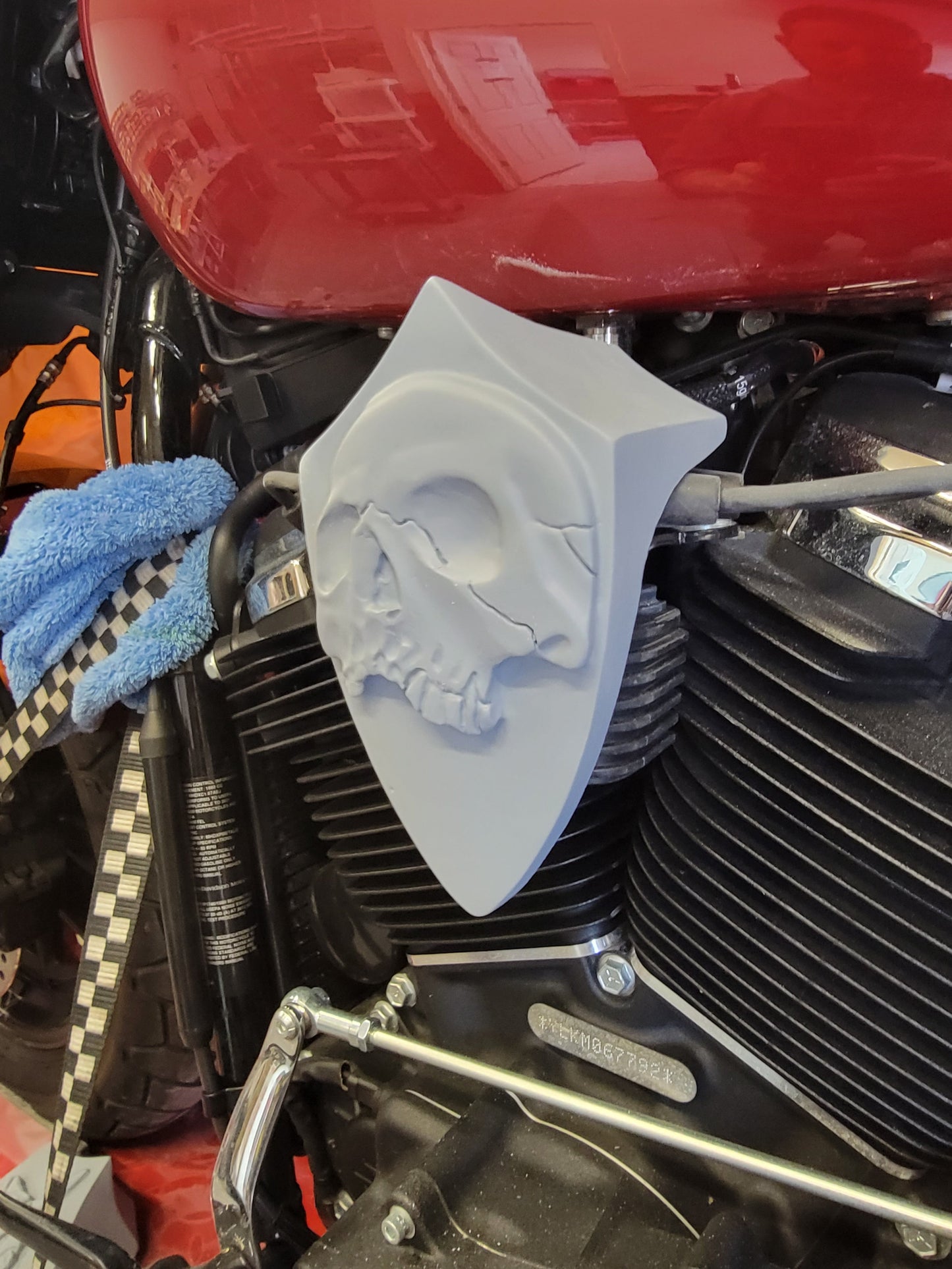 Twisted skull Coil Cover