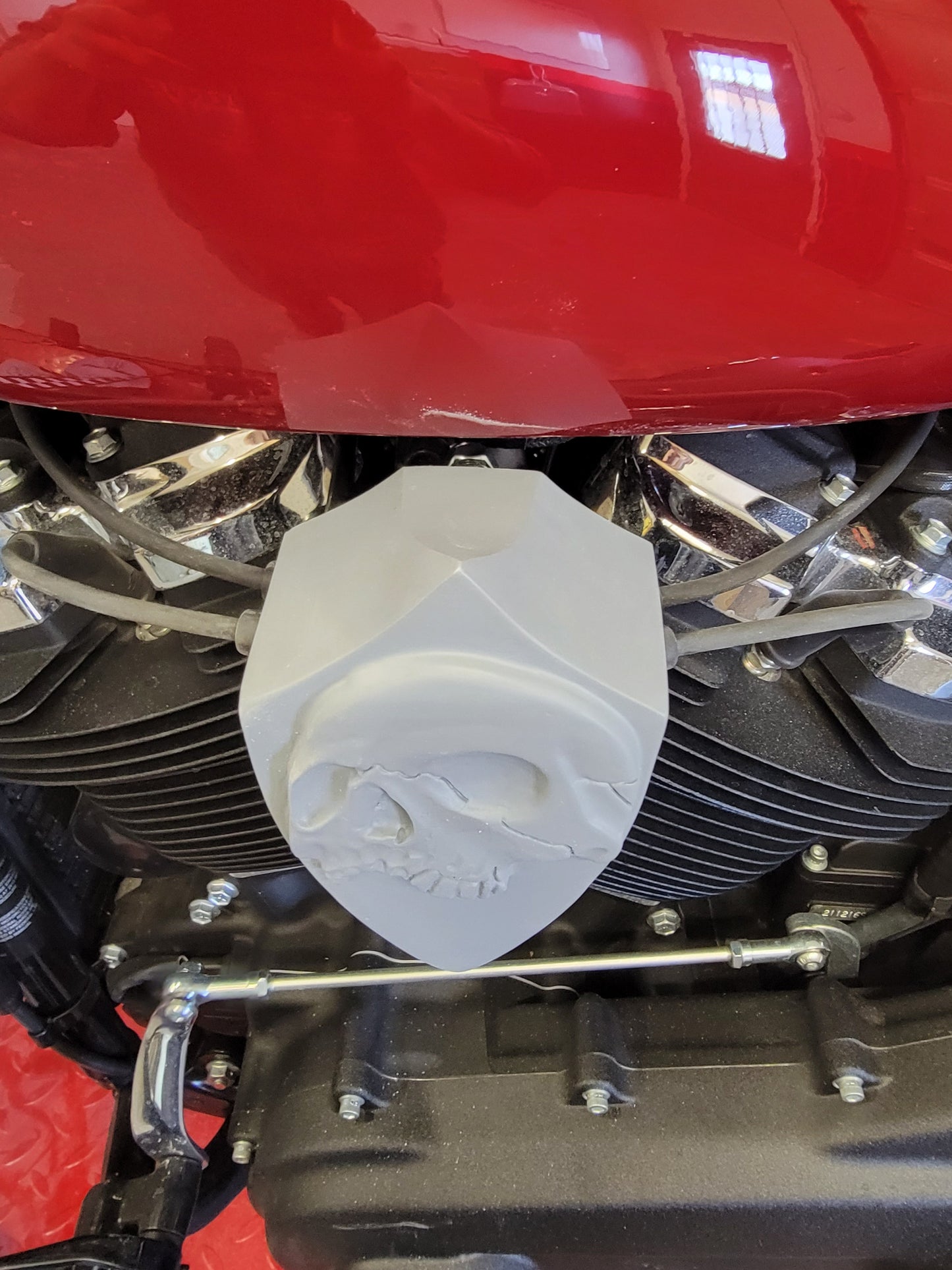 Twisted skull Coil Cover