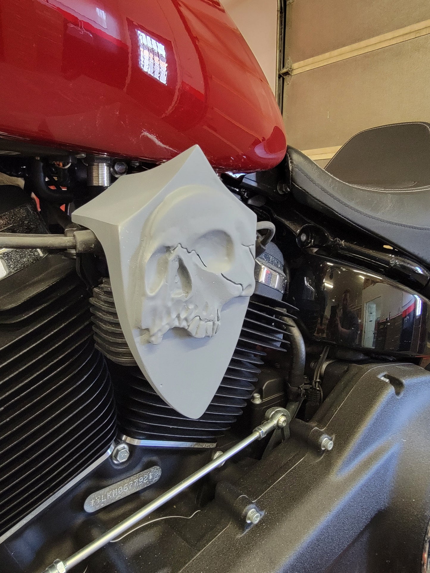 Twisted skull Coil Cover