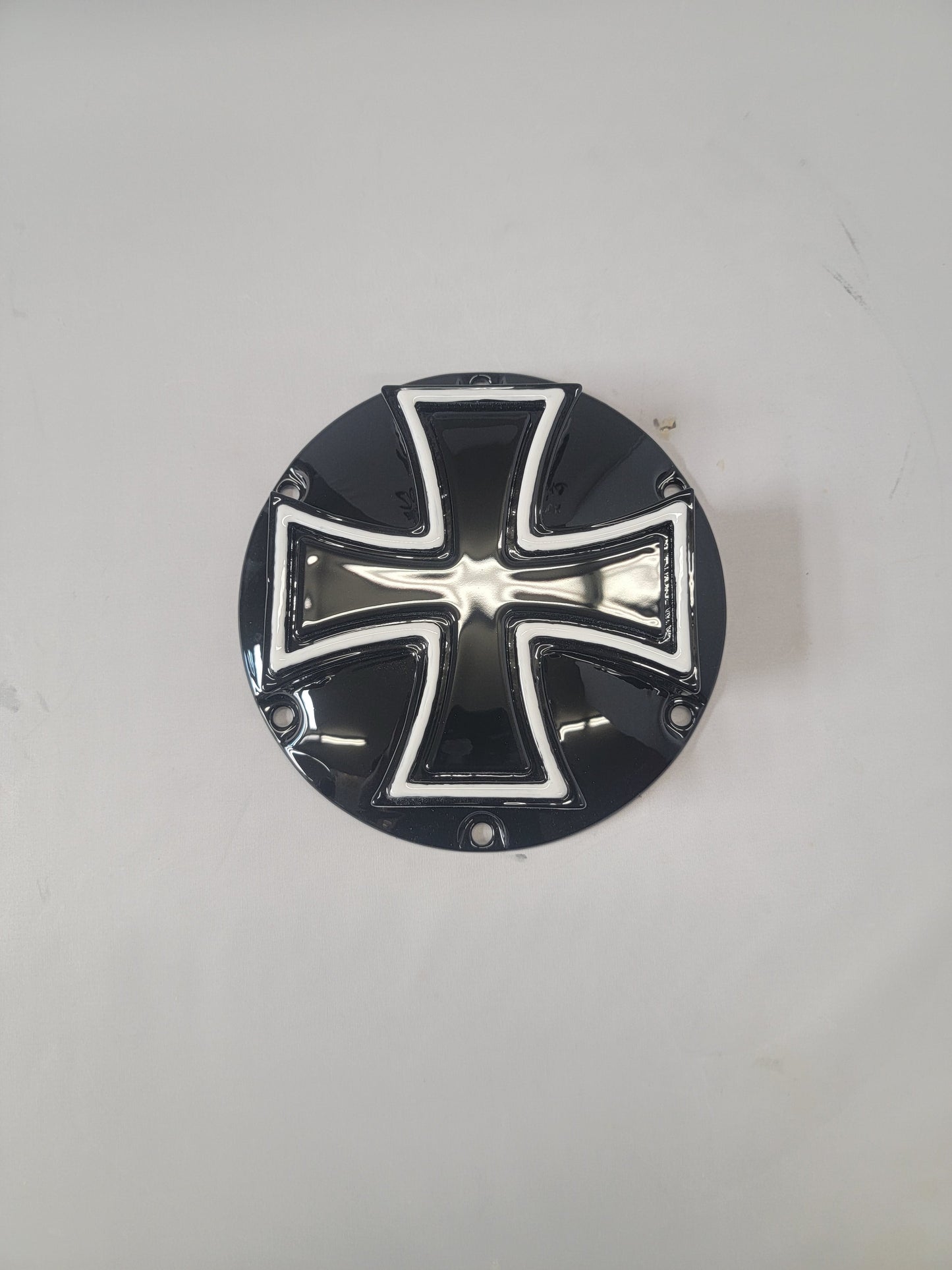 Maltese cross Harley derby cover
